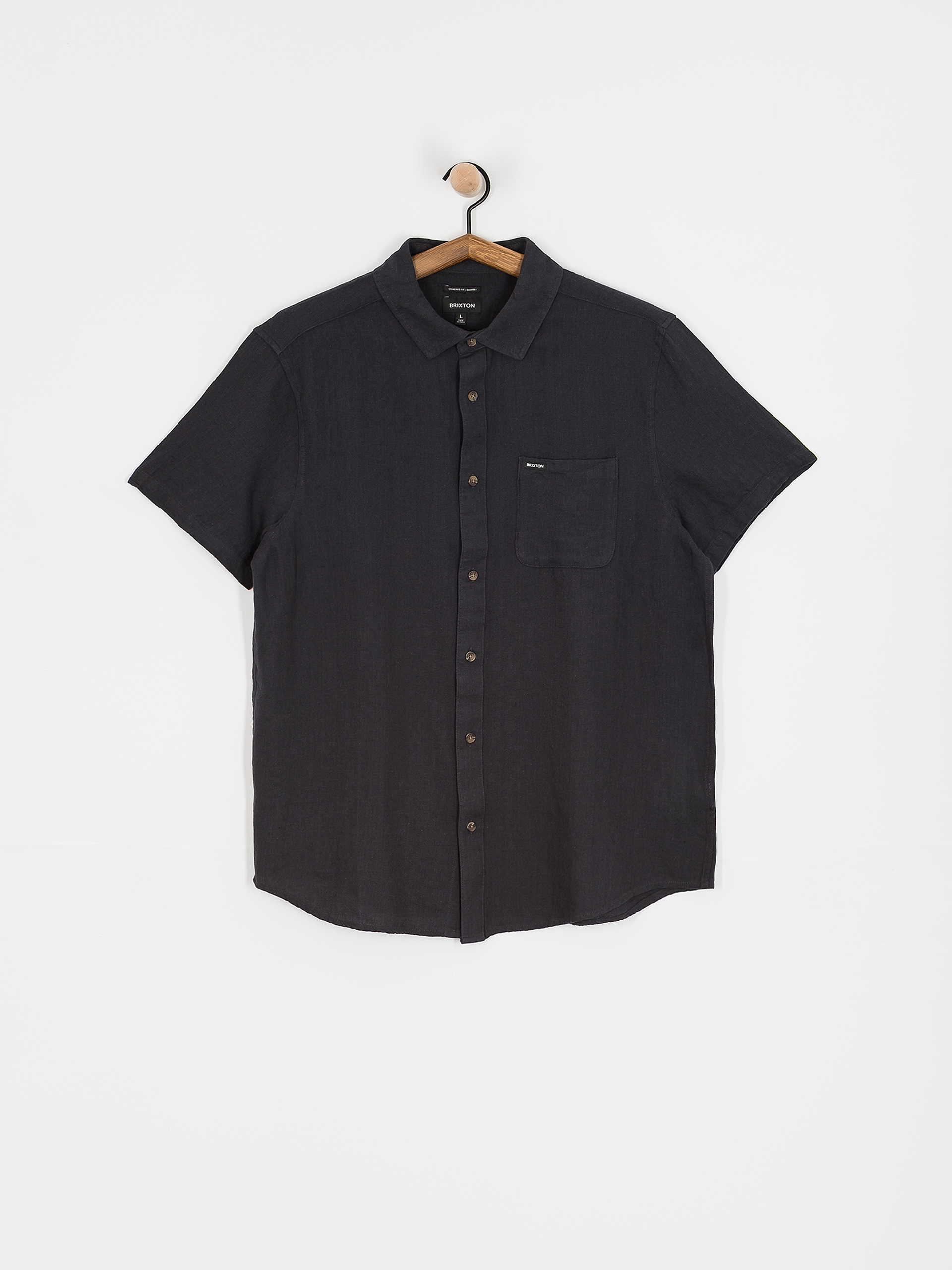 Brixton Charter Org Cttn Ing (washed black)