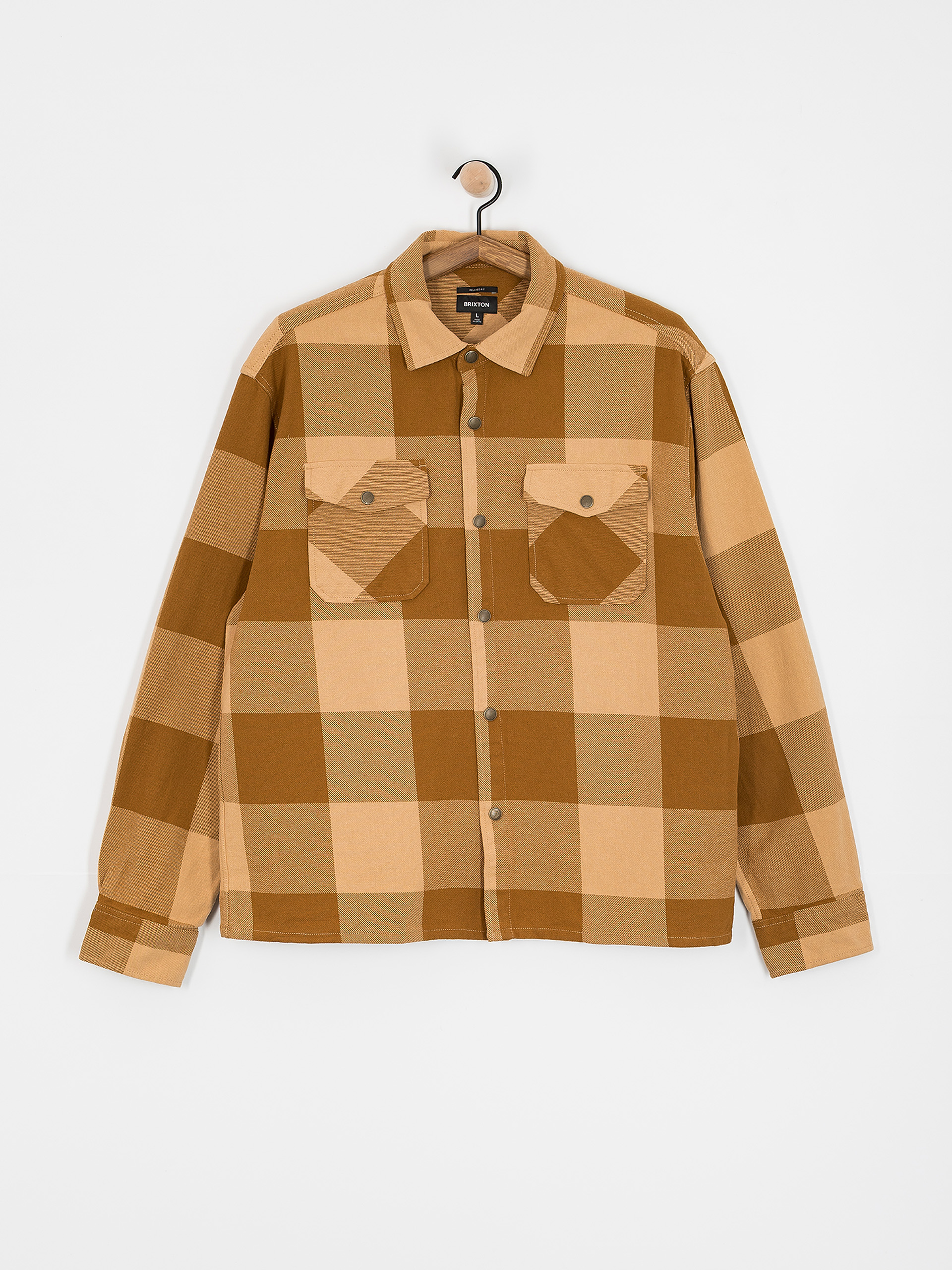 Brixton Selden Flannel Ing (washed copper/curry buffalo)