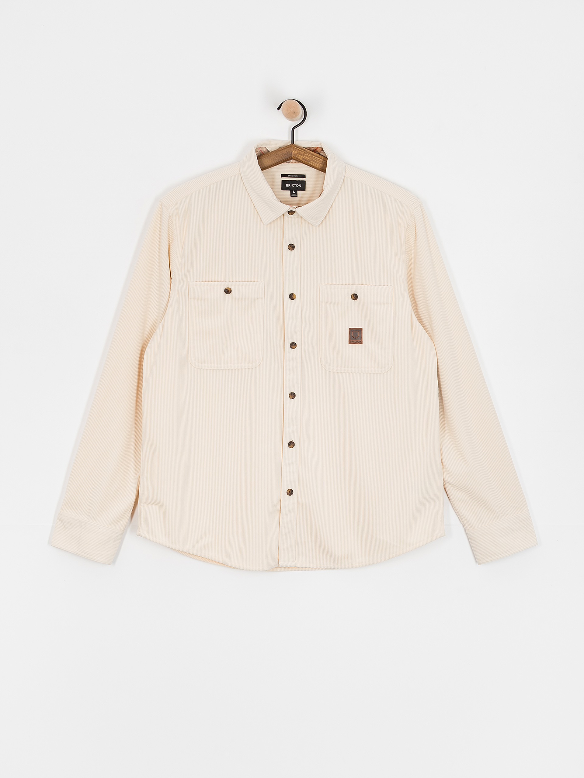 Brixton The Field Corduroy Overshirt Ing (whitecap)