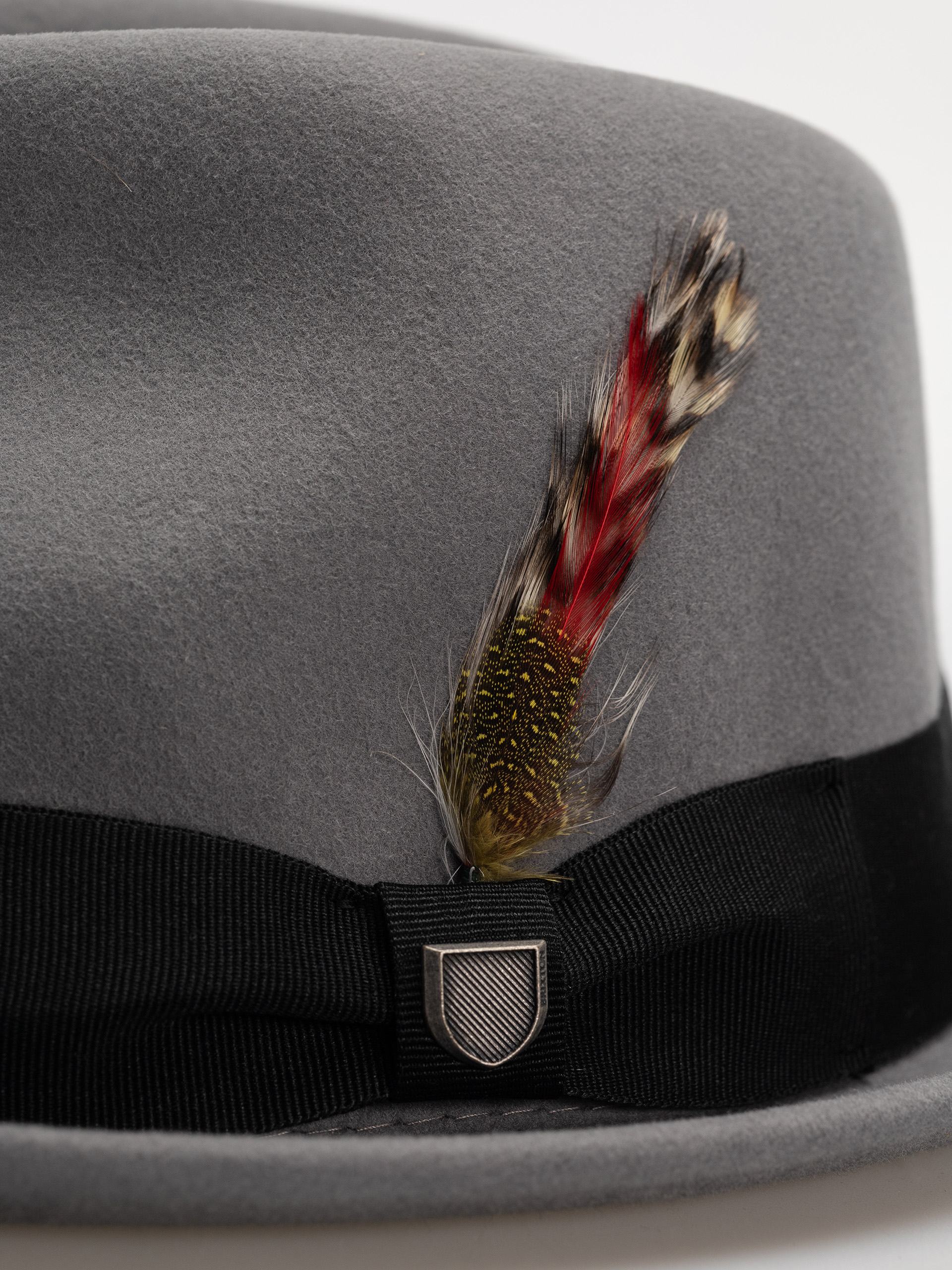 Brixton Gain Fedora Kalap (grey/black)