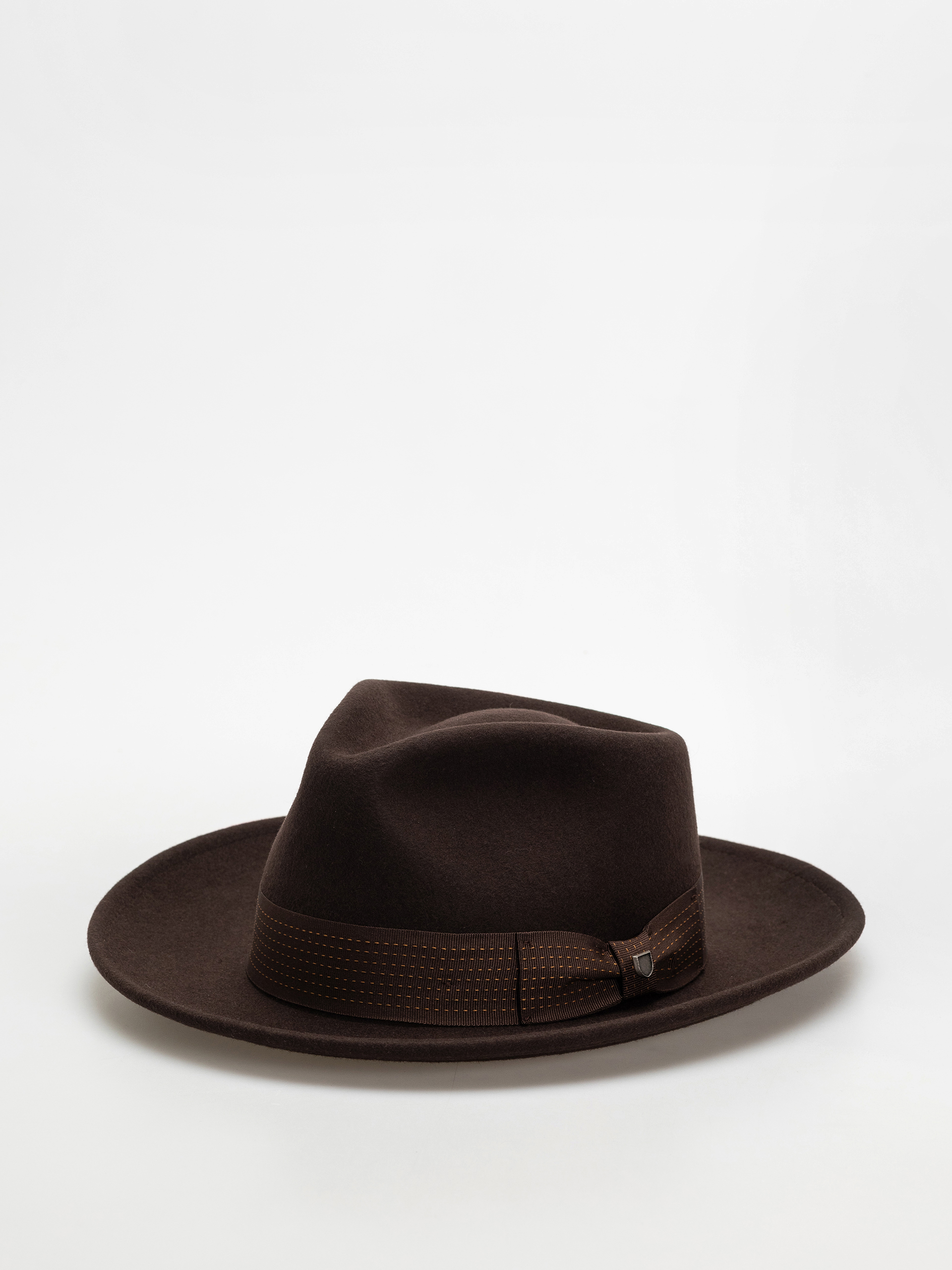 Brixton Swindle Convertabrim Fedora Kalap (dark brown/chocolate)