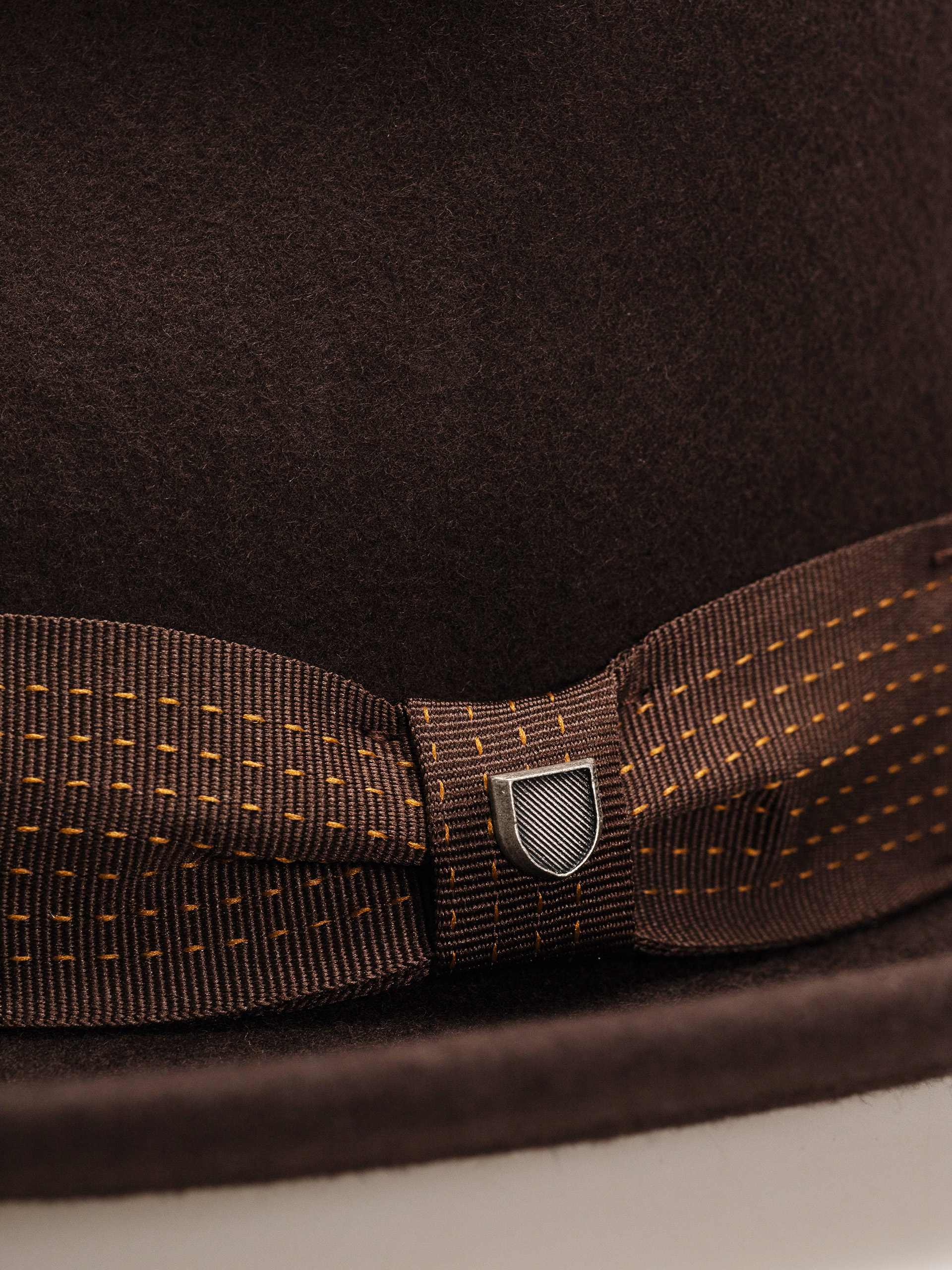 Brixton Swindle Convertabrim Fedora Kalap (dark brown/chocolate)