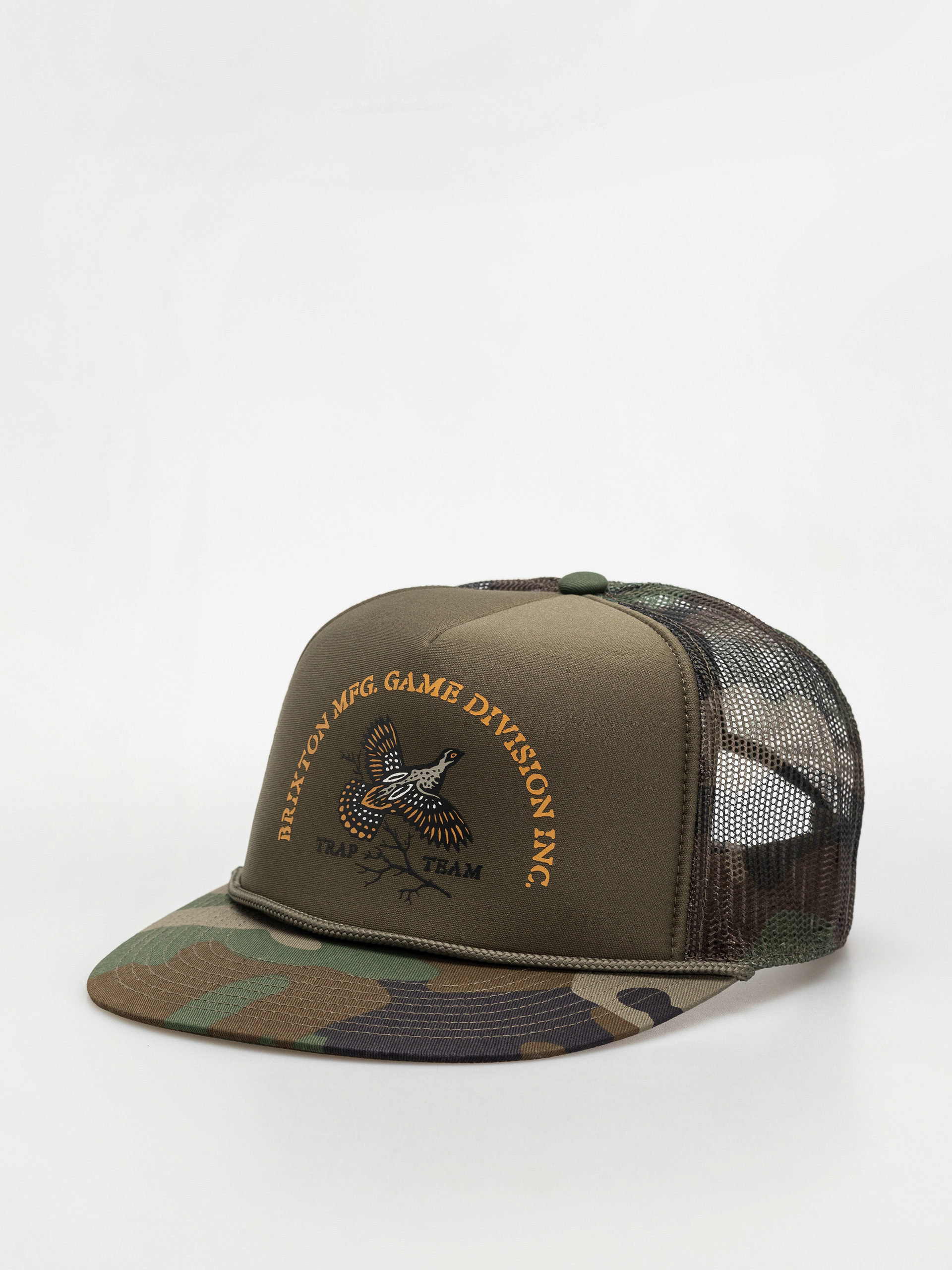 Brixton Game Np Hp Trucker Baseball sapka (camo/olive/camo)