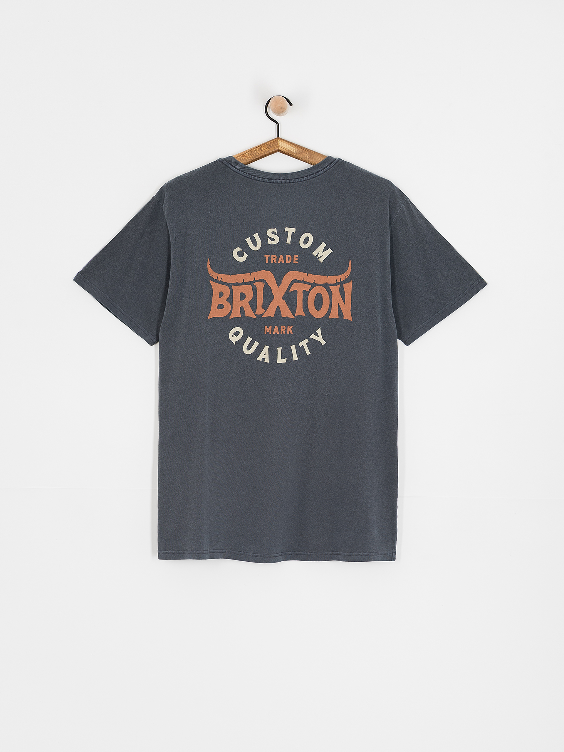 Brixton Gibson Stt Póló (washed navy worn wash)