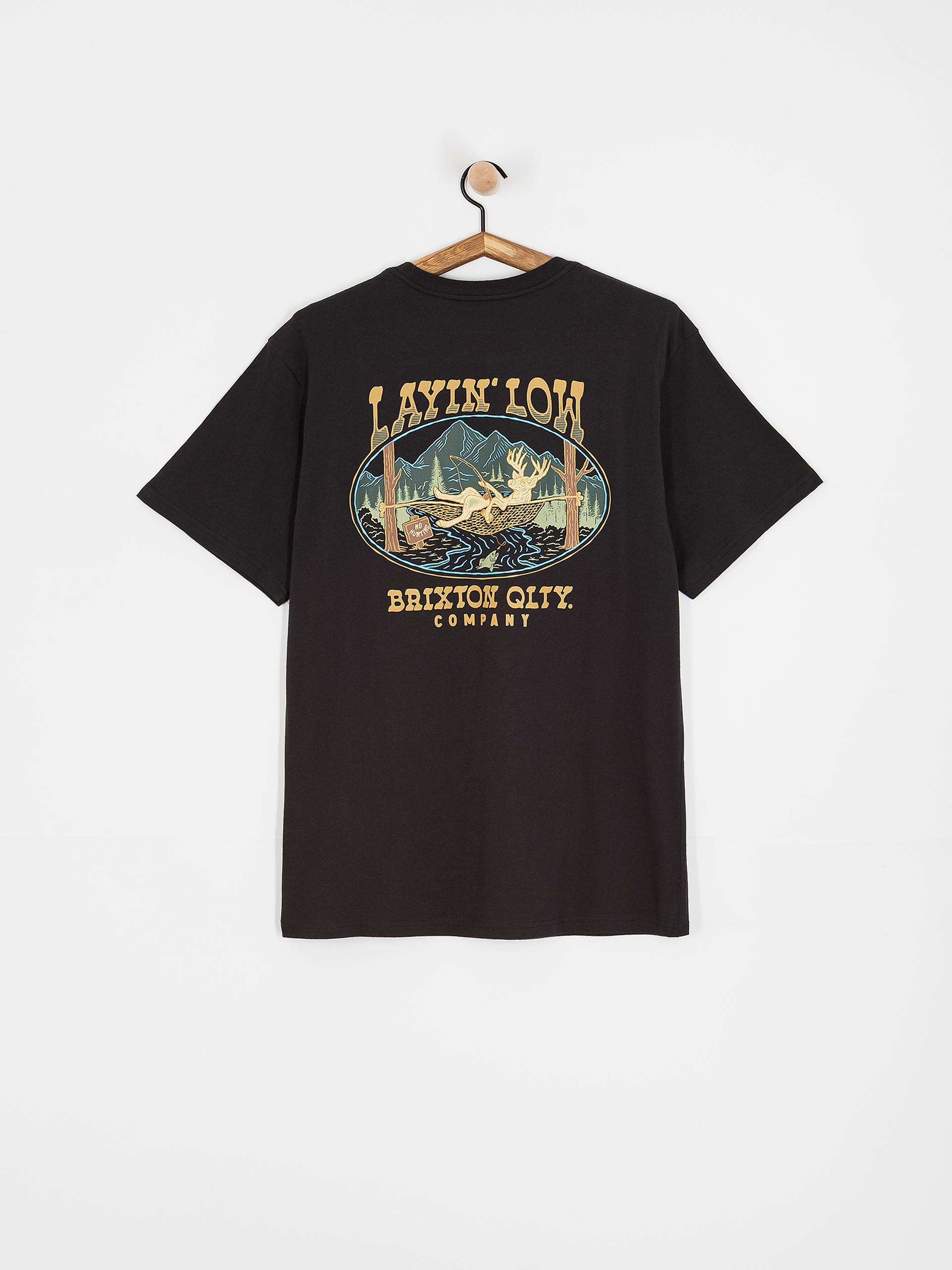 Brixton Layin' Low Stt Pu00f3lu00f3 (black)