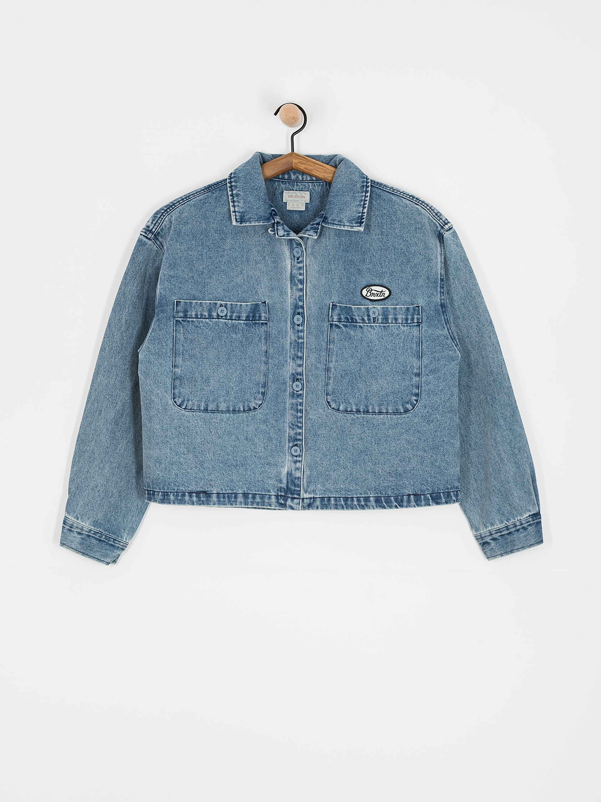 Brixton Utopia Overshirt Wmn Ing (lt denim)