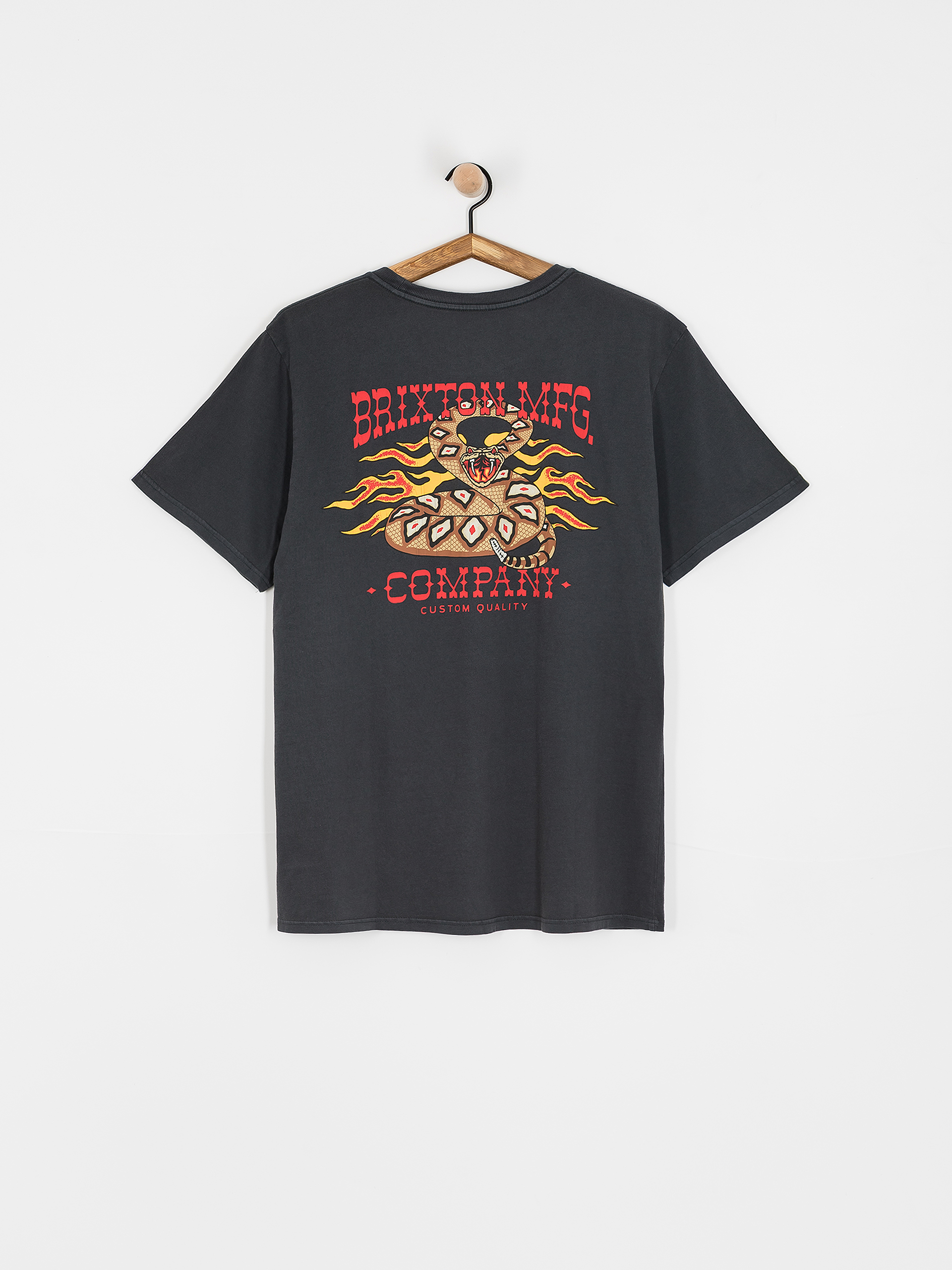 Brixton Hardee Stt Pu00f3lu00f3 (black worn wash)