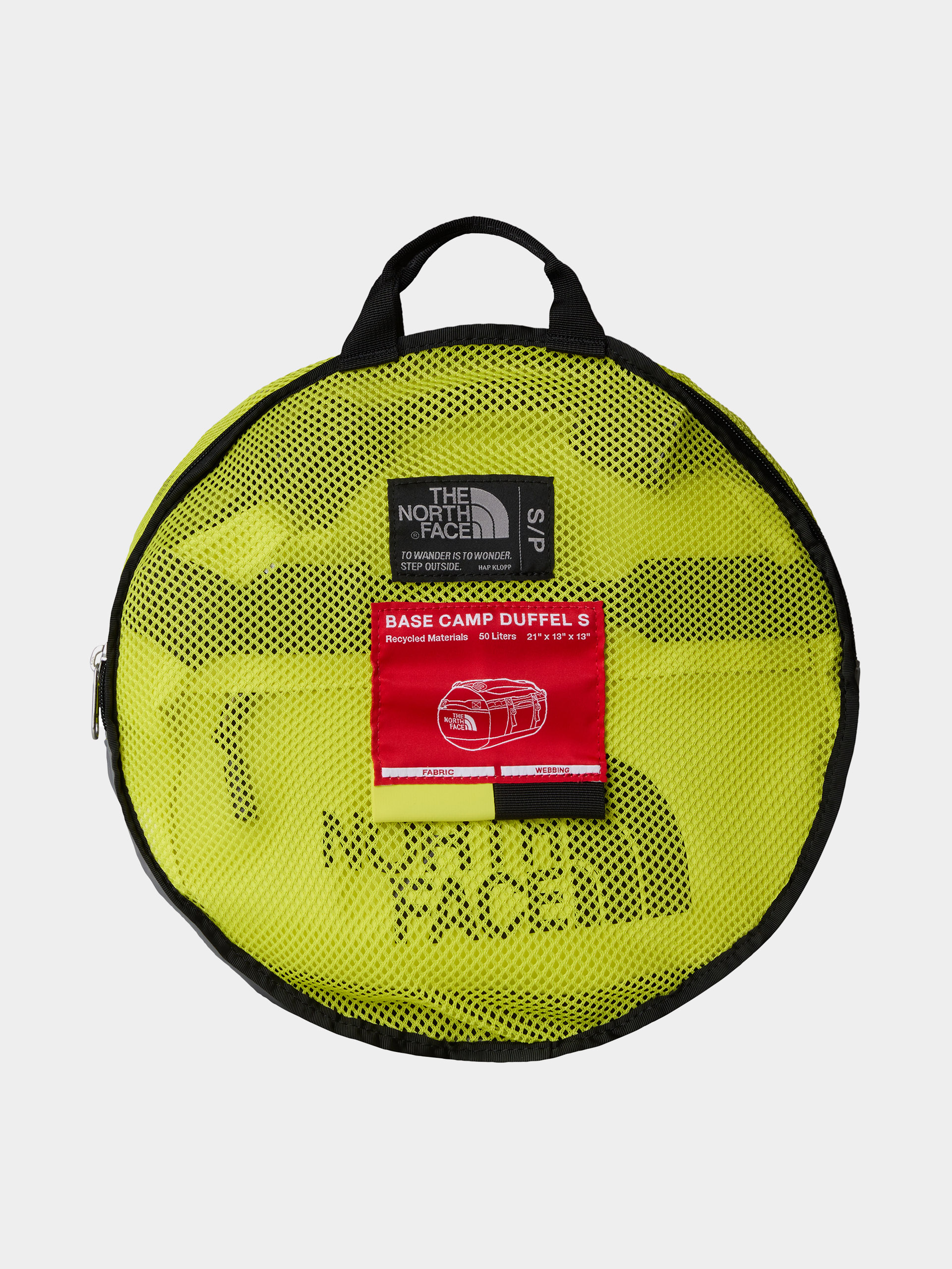 Táska The North Face Base Camp Duffel S (sulphur spring green/tnf black)