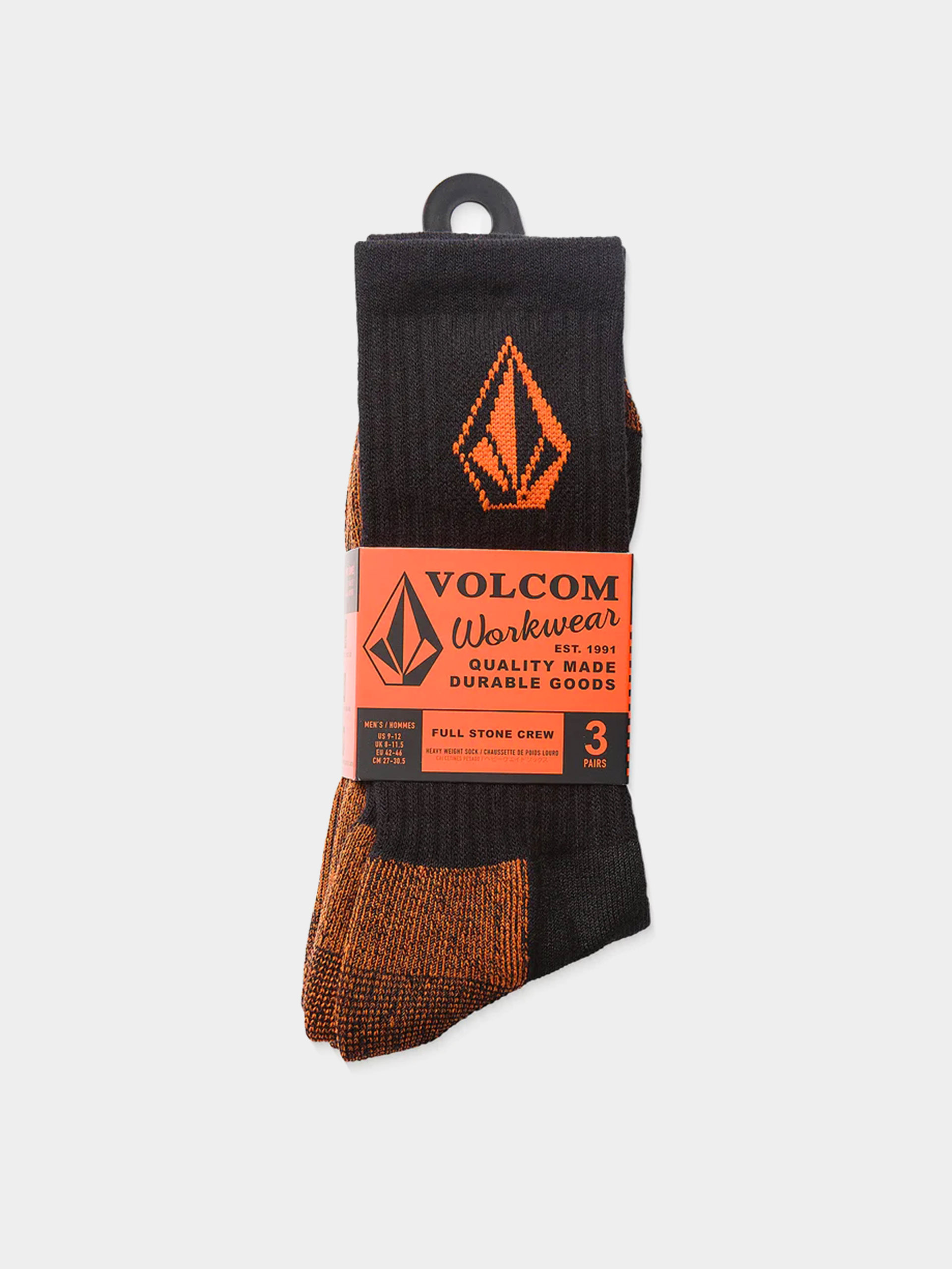 Zokni Volcom Volcom Workwear 3Pk (black)