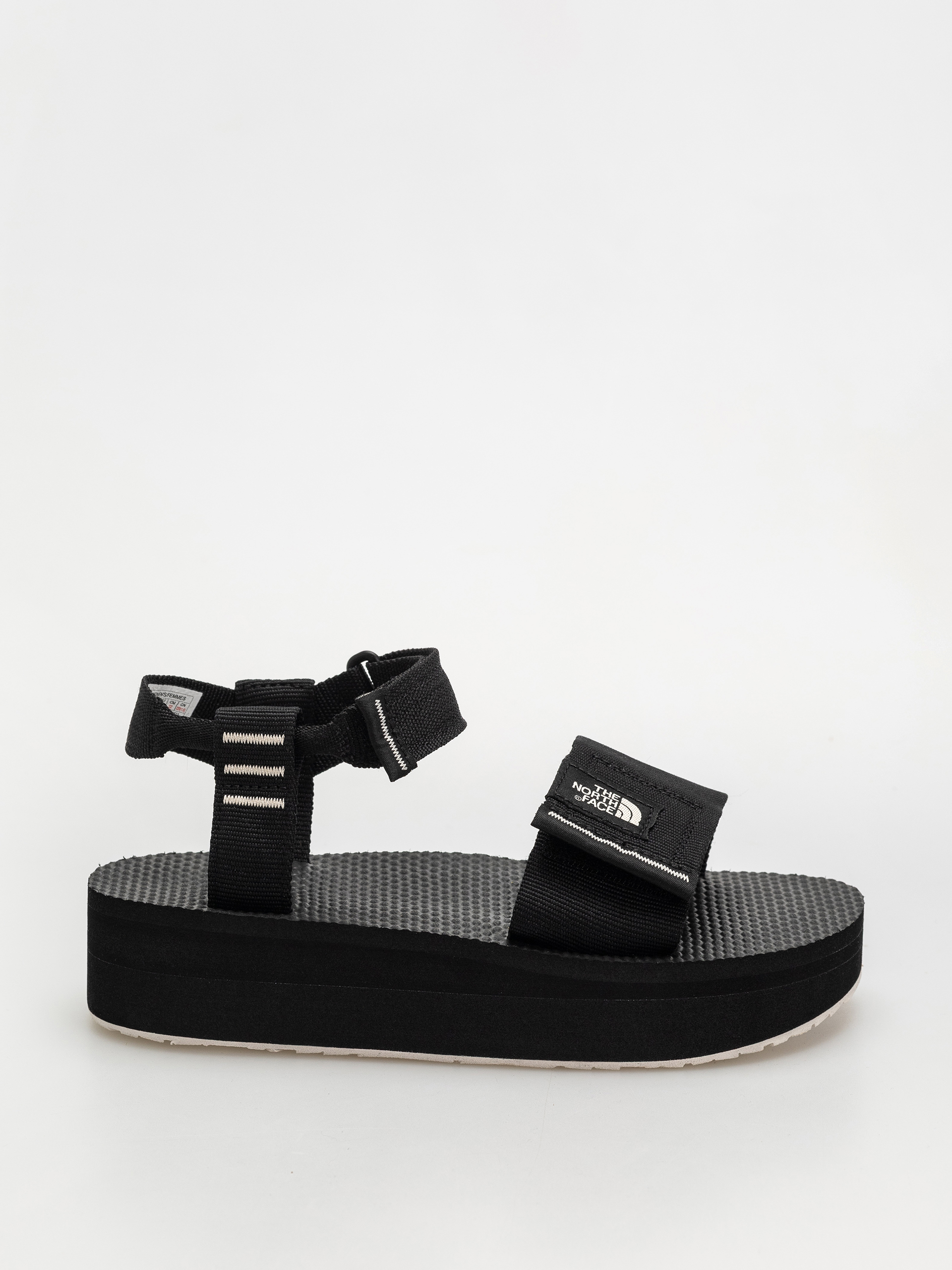 The North Face Skeena Platform Szandálok Wmn (tnf black/white dune)