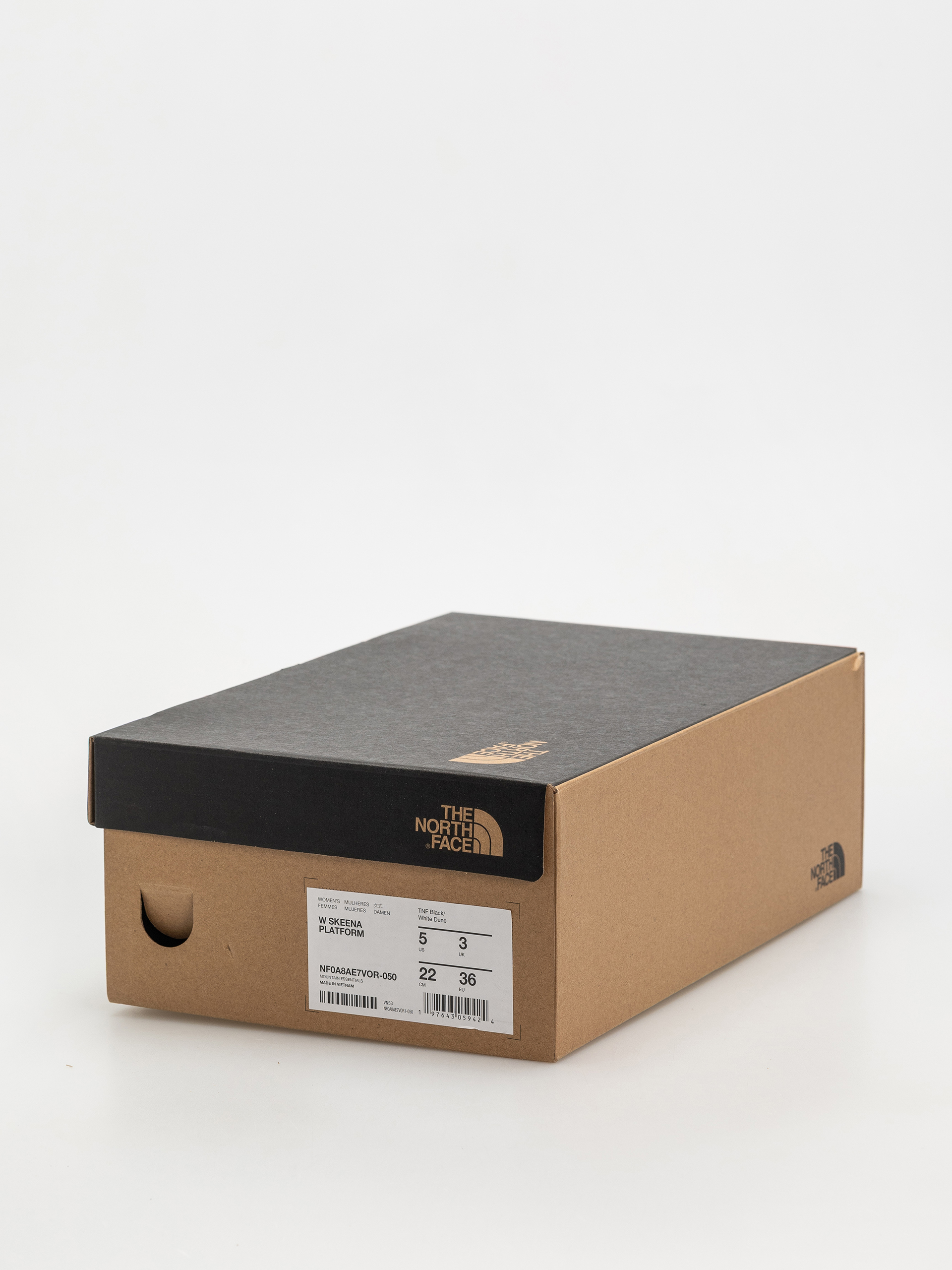 The North Face Skeena Platform Szandálok Wmn (tnf black/white dune)