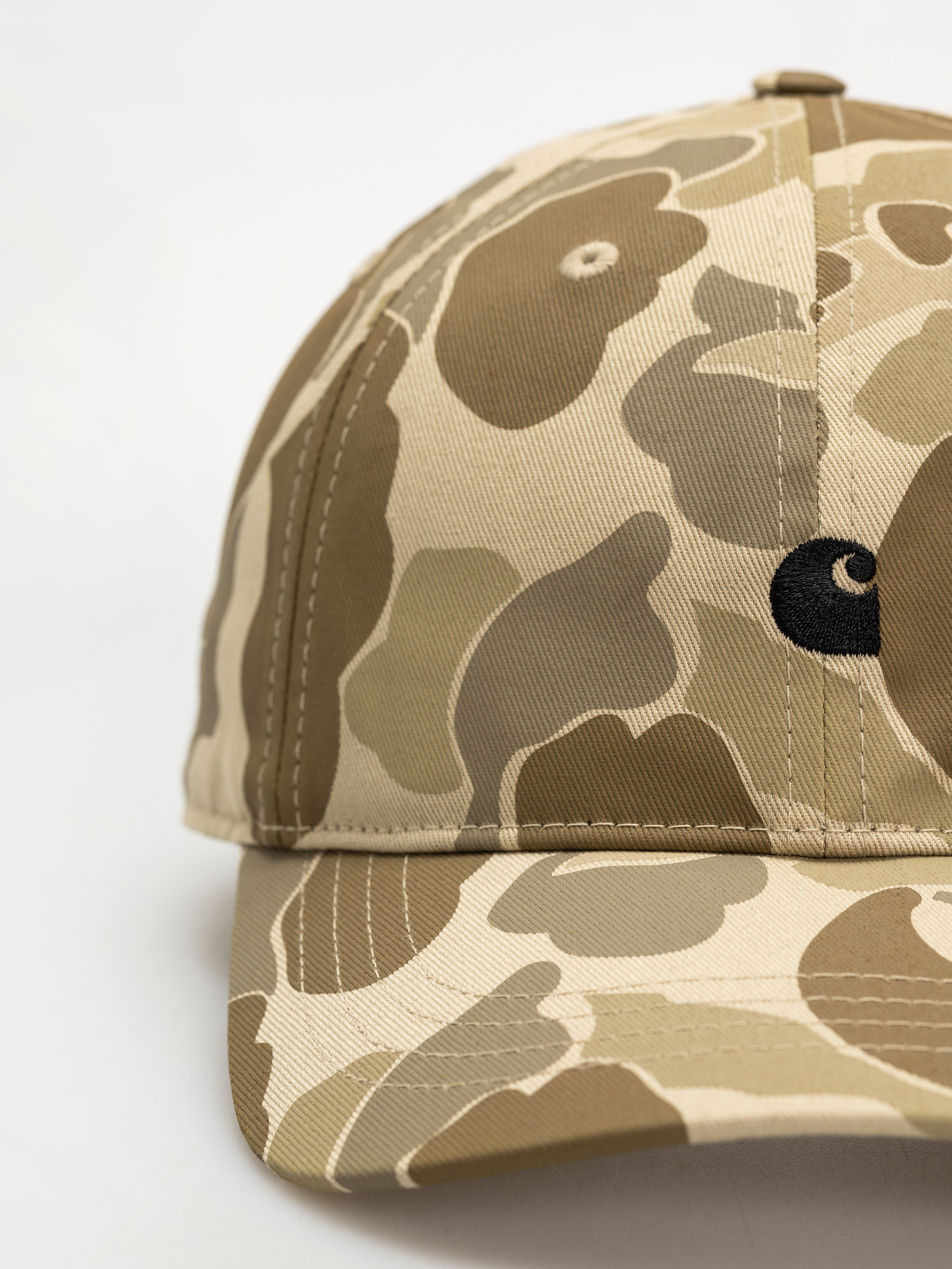 Baseball sapka Carhartt WIP Madison Logo (camo duck/desert/black)