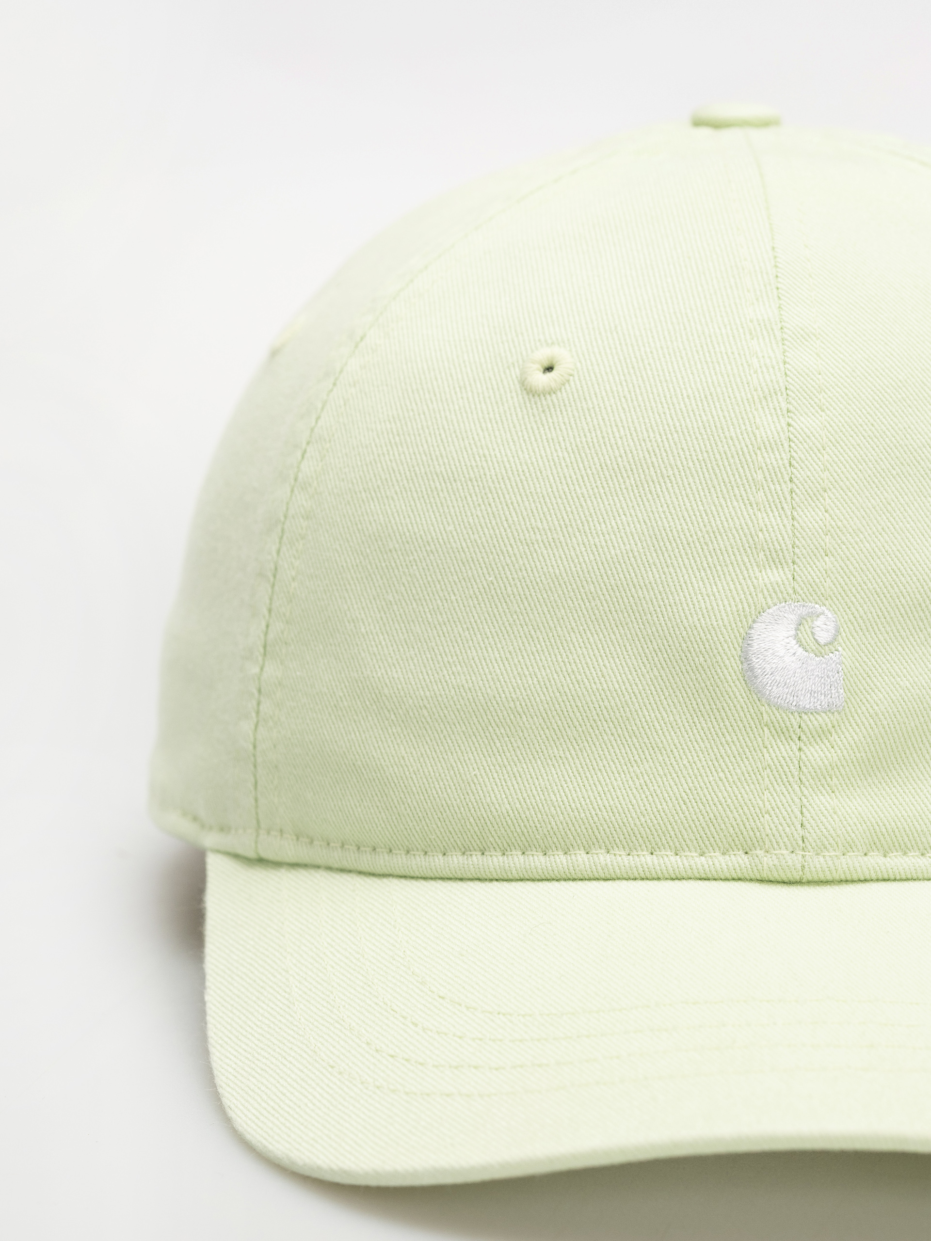 Carhartt WIP Madison Logo Baseball sapka (air green/white)