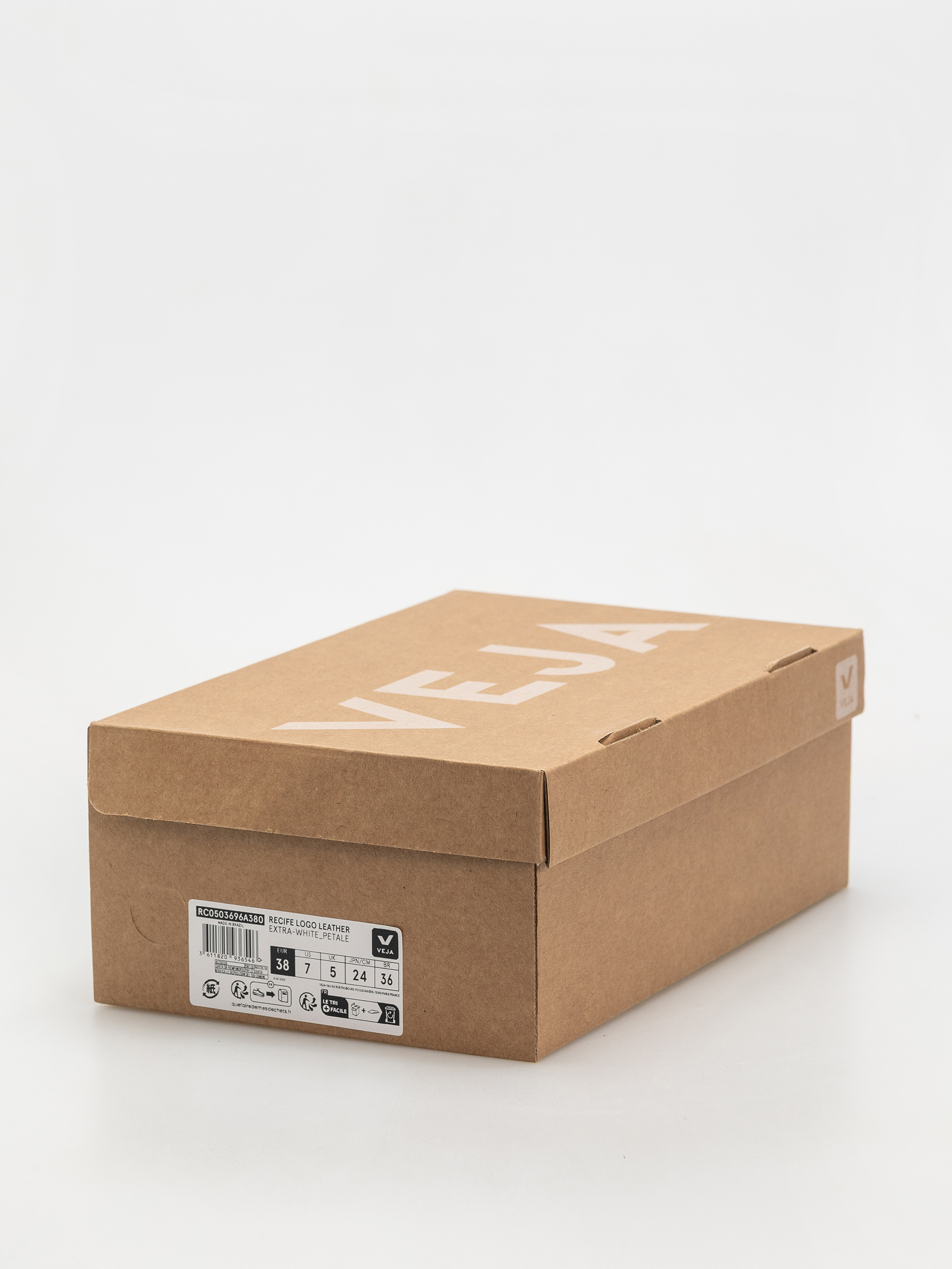 Veja Recife Logo Wmn Cipők (extra white petale)