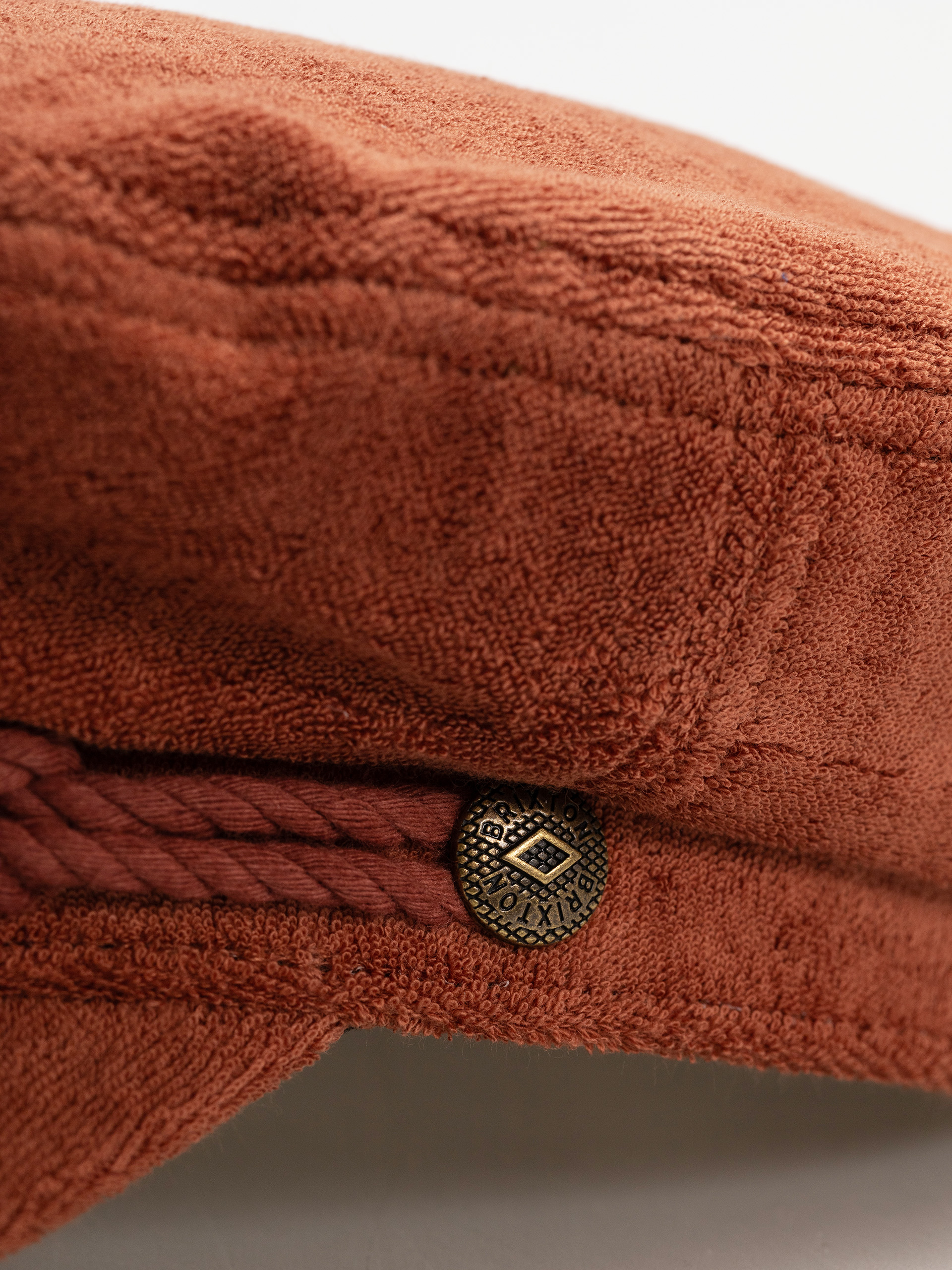 Brixton Fiddler Cap Flat cap (burnt brick terry cloth)