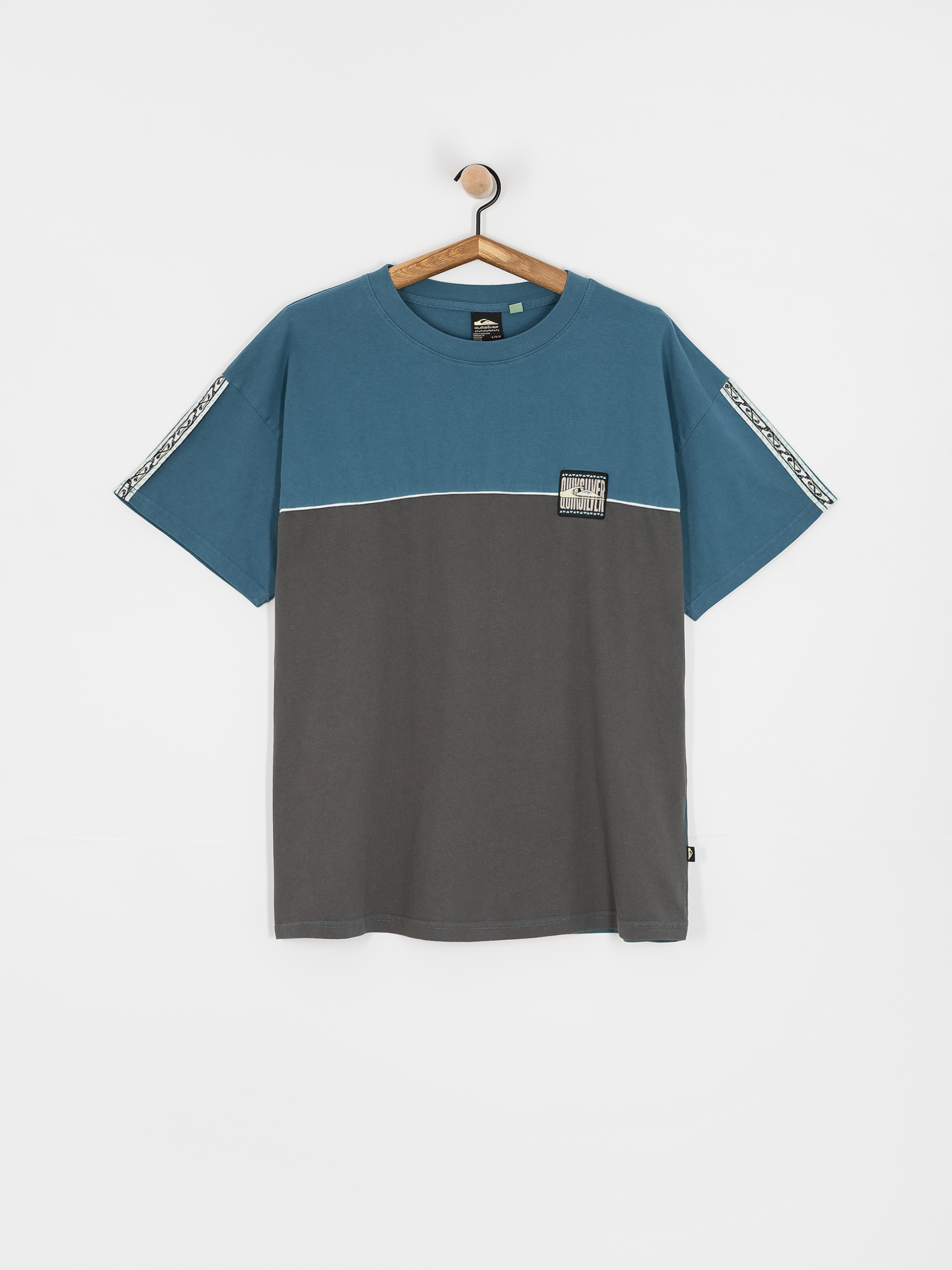 Póló Quiksilver Global Heat Color Block (dark shadow)