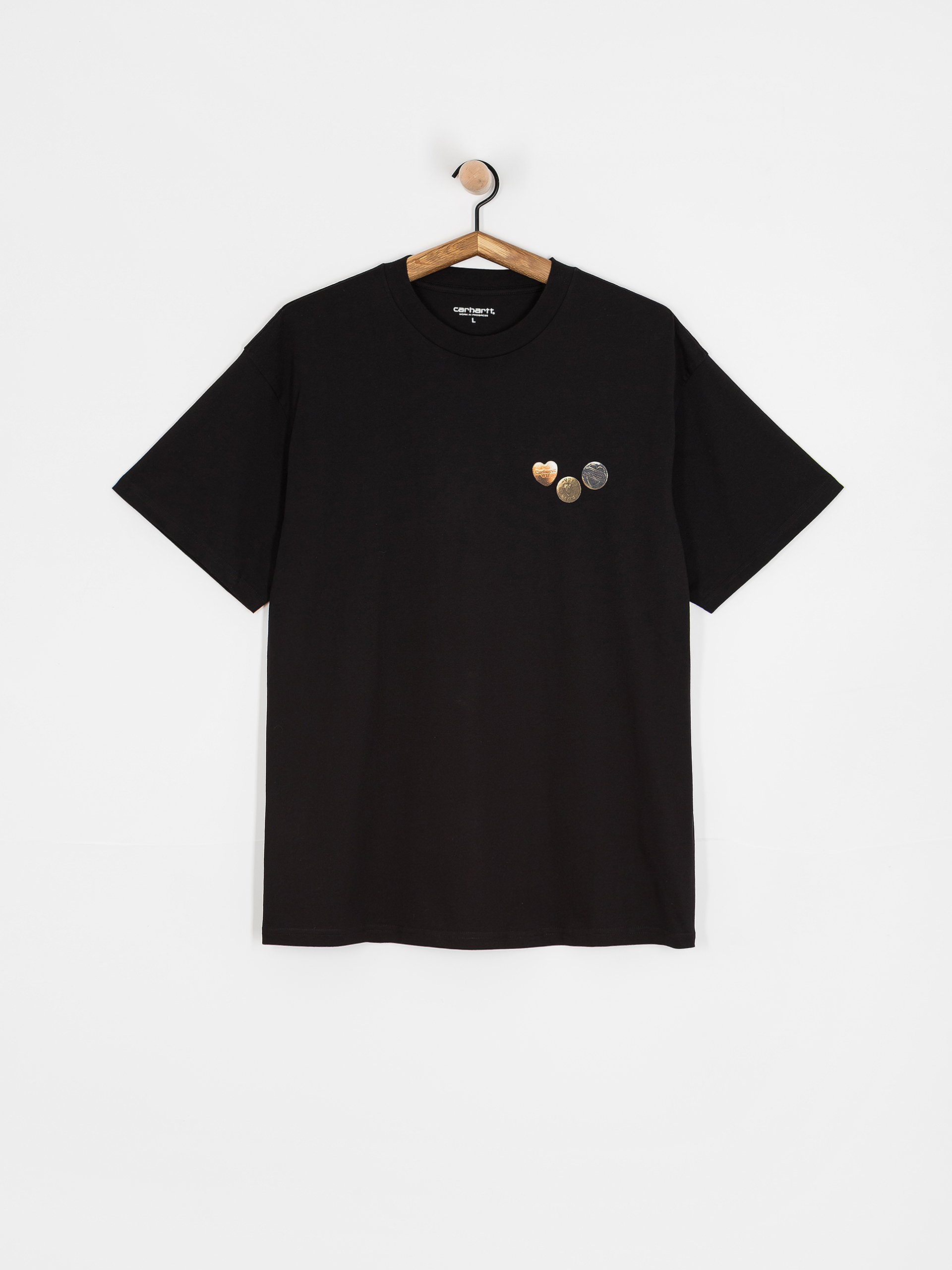 Póló Carhartt WIP Button (black)