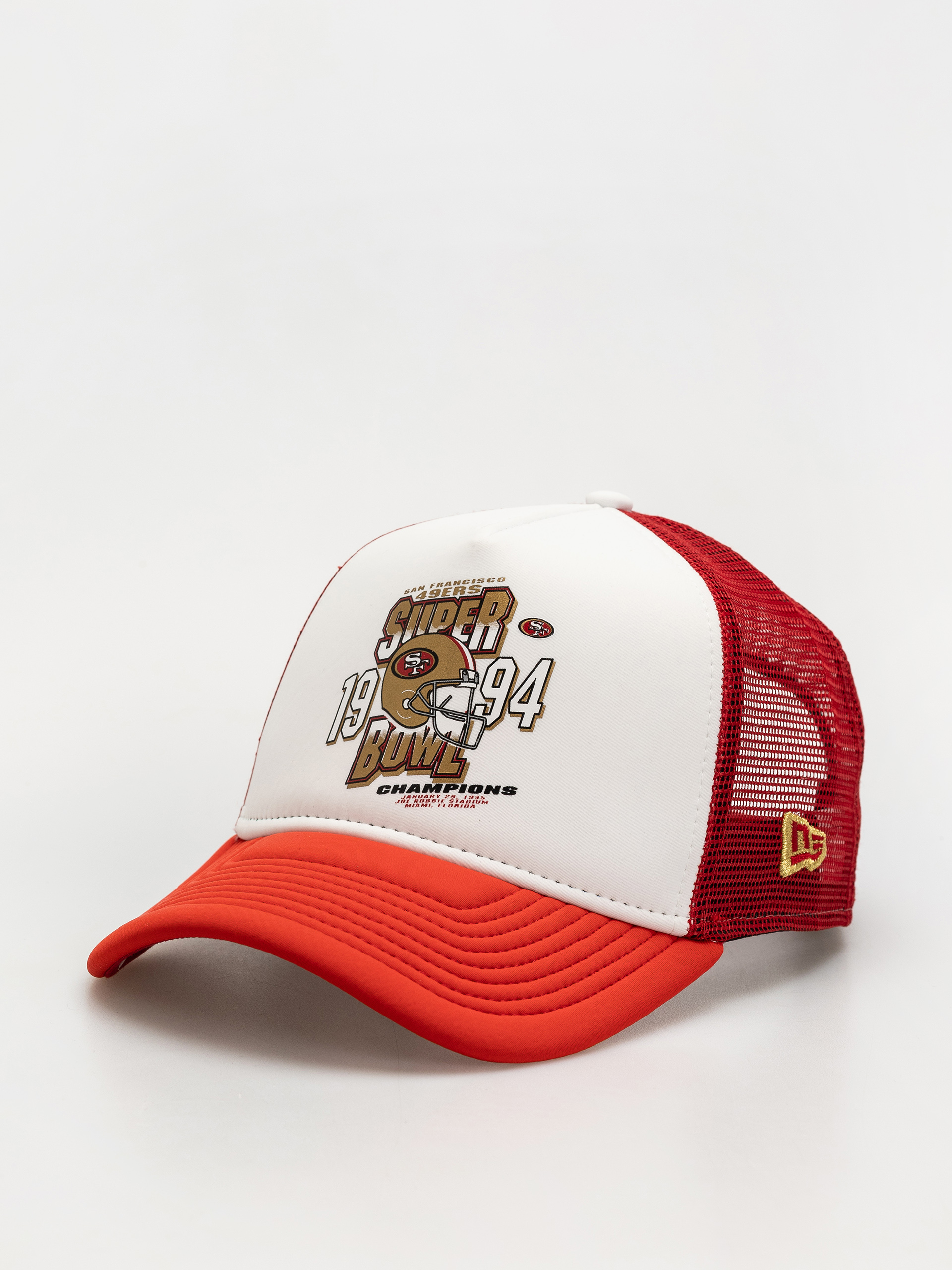 New Era Superbowl Trucker 49Ers Baseball sapka (red)