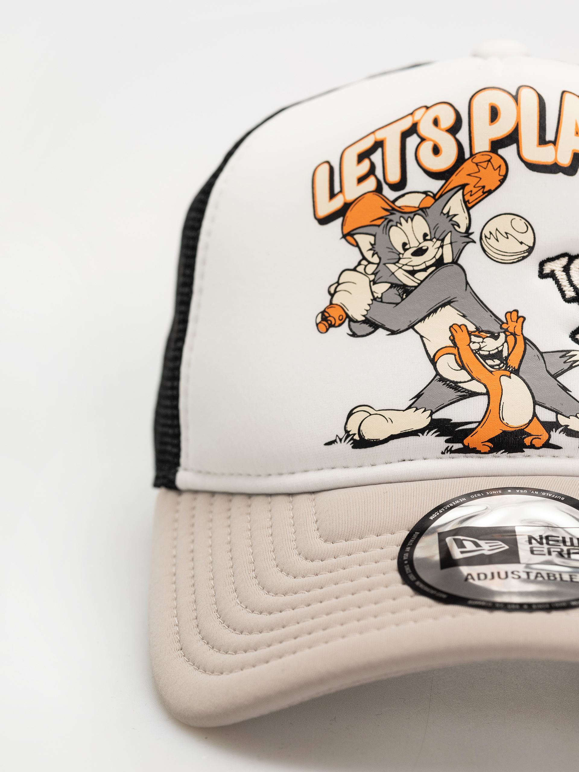 New Era Tom And Jerry Trucker Baseball sapka (grey)