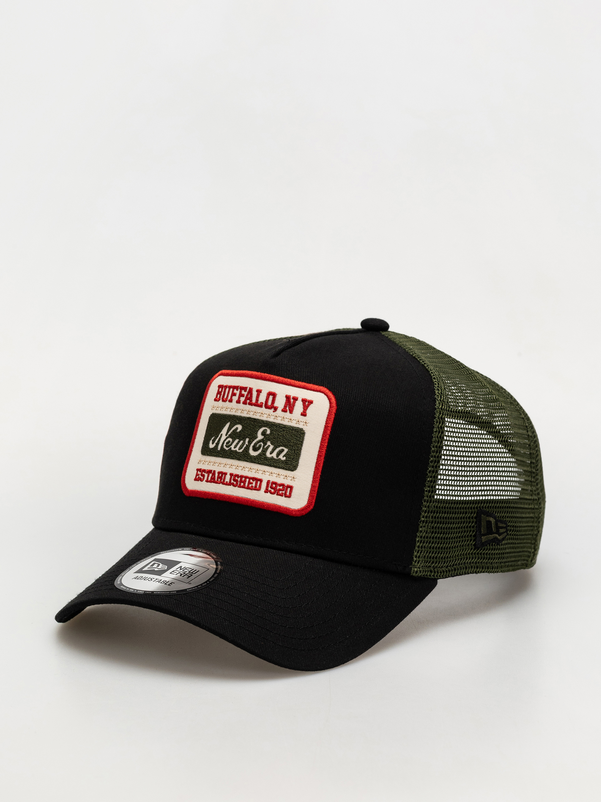 New Era Patch Trucker Newera Baseball sapka (black)