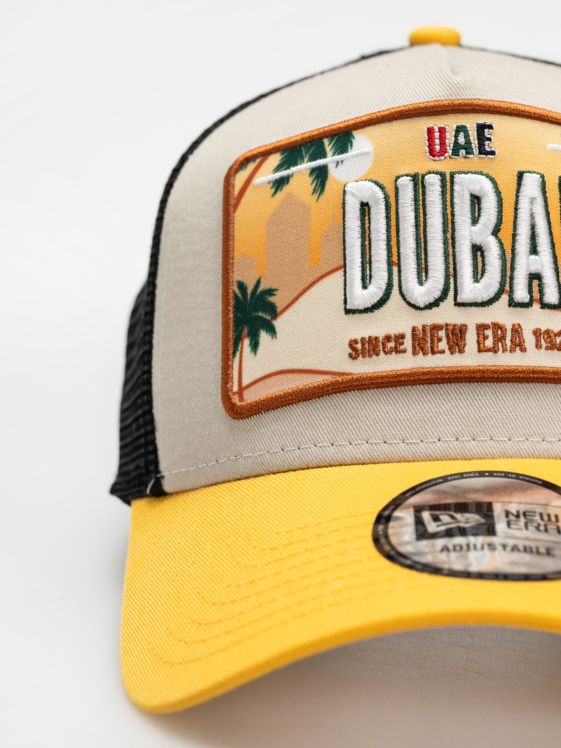 Baseball sapka New Era License Plate Trucker (light beige)