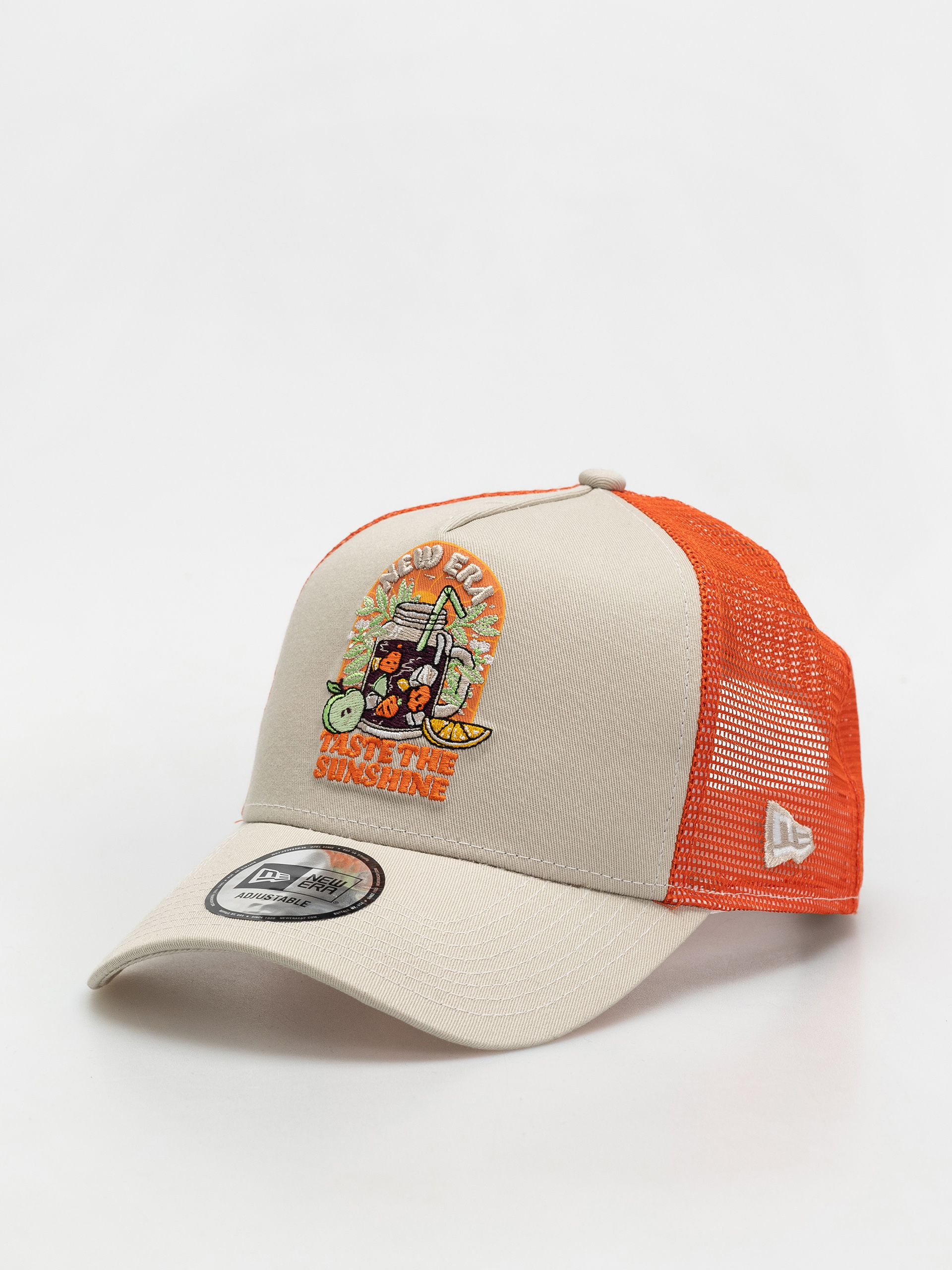 Baseball sapka New Era Summer Patch Trucker (light beige)