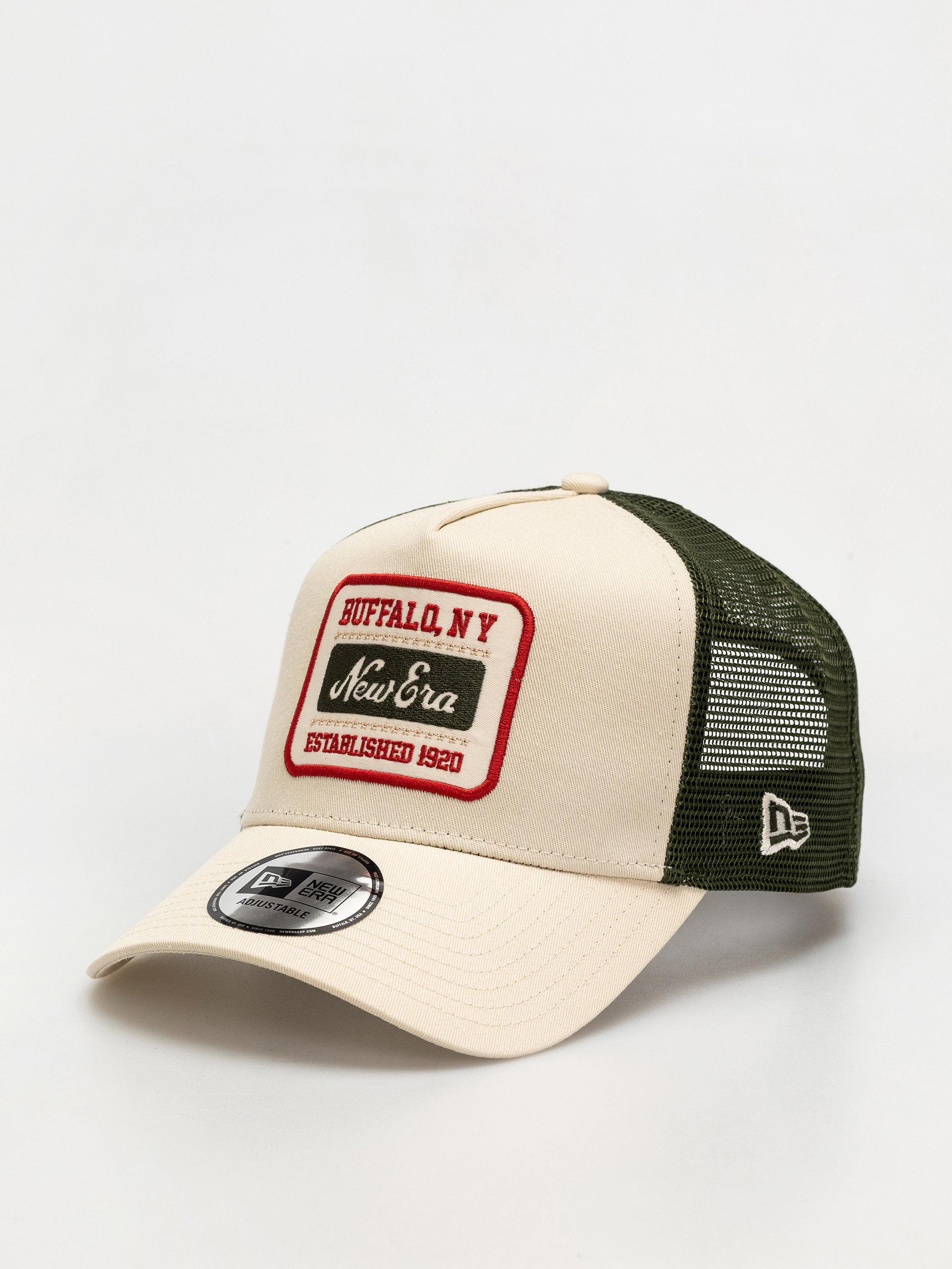 Baseball sapka New Era Patch Trucker (light beige)