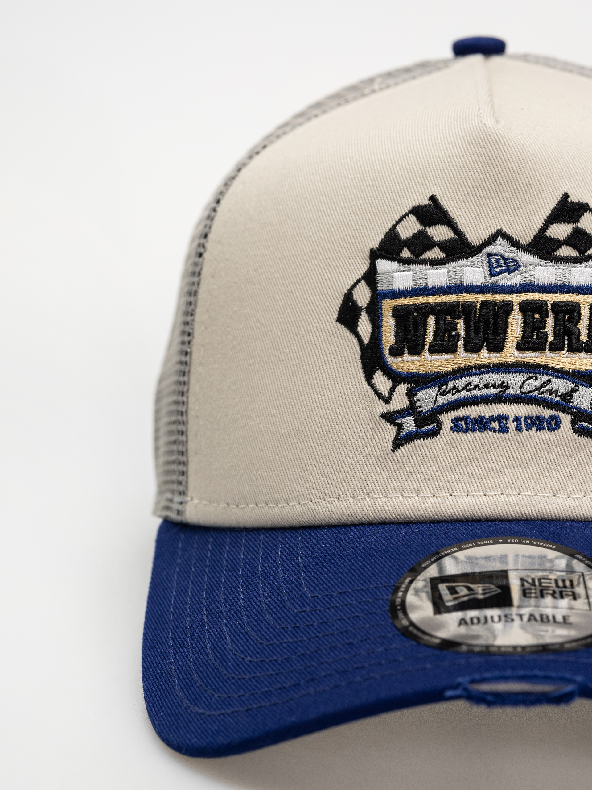 Baseball sapka New Era Motorsport Trucker (light beige)