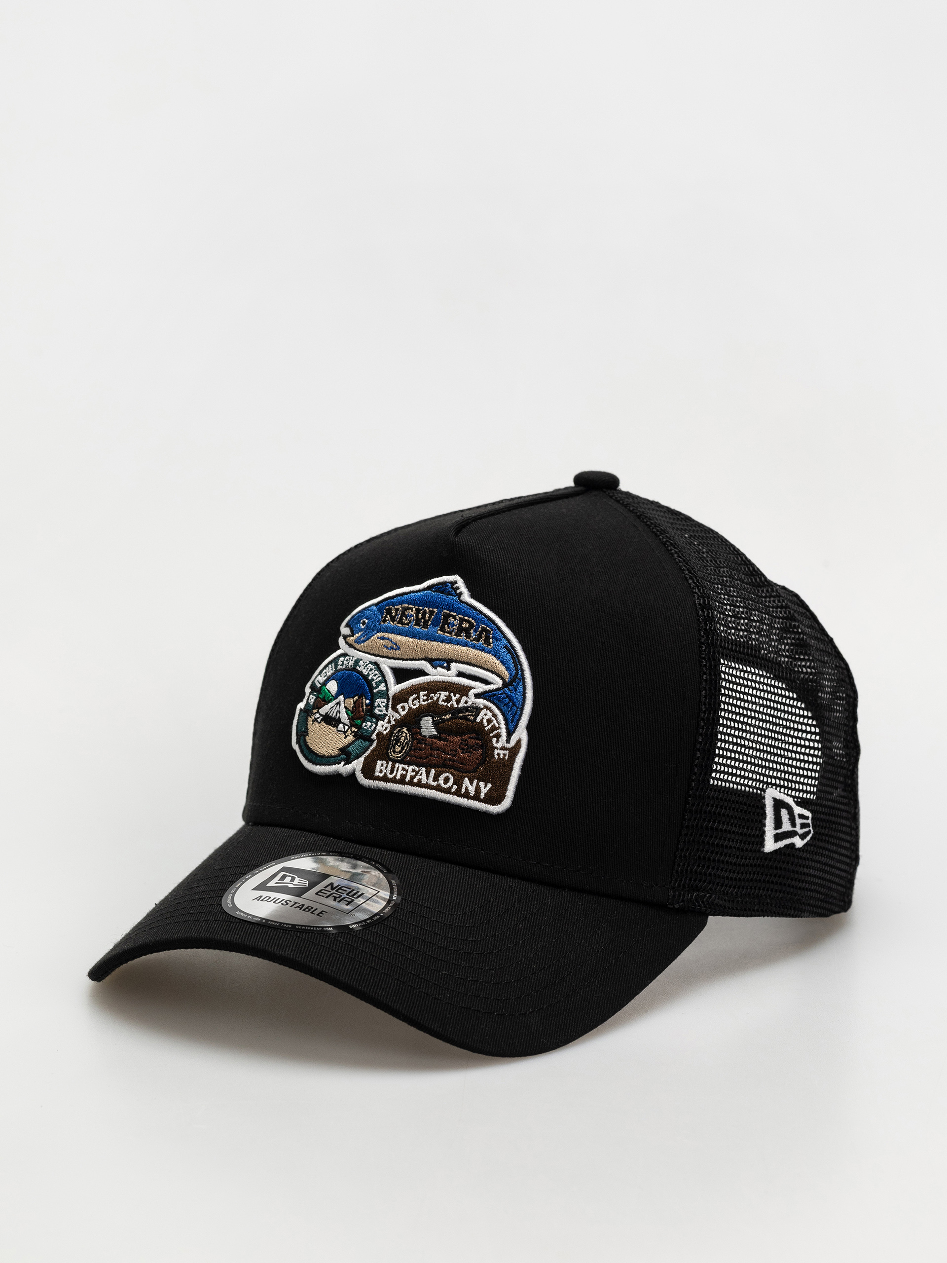 Baseball sapka New Era Outdoor Patch Trucker (black)