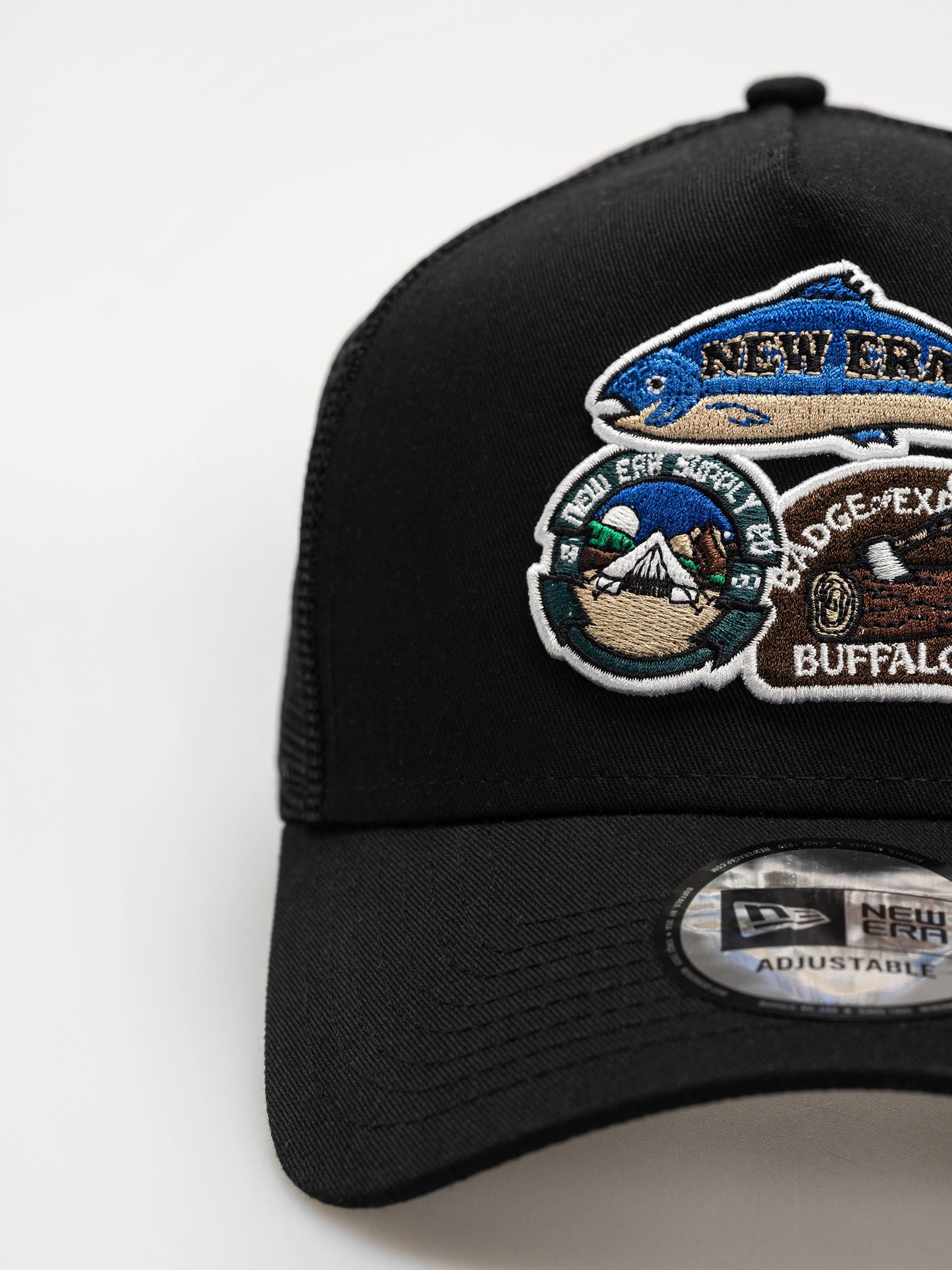 Baseball sapka New Era Outdoor Patch Trucker (black)