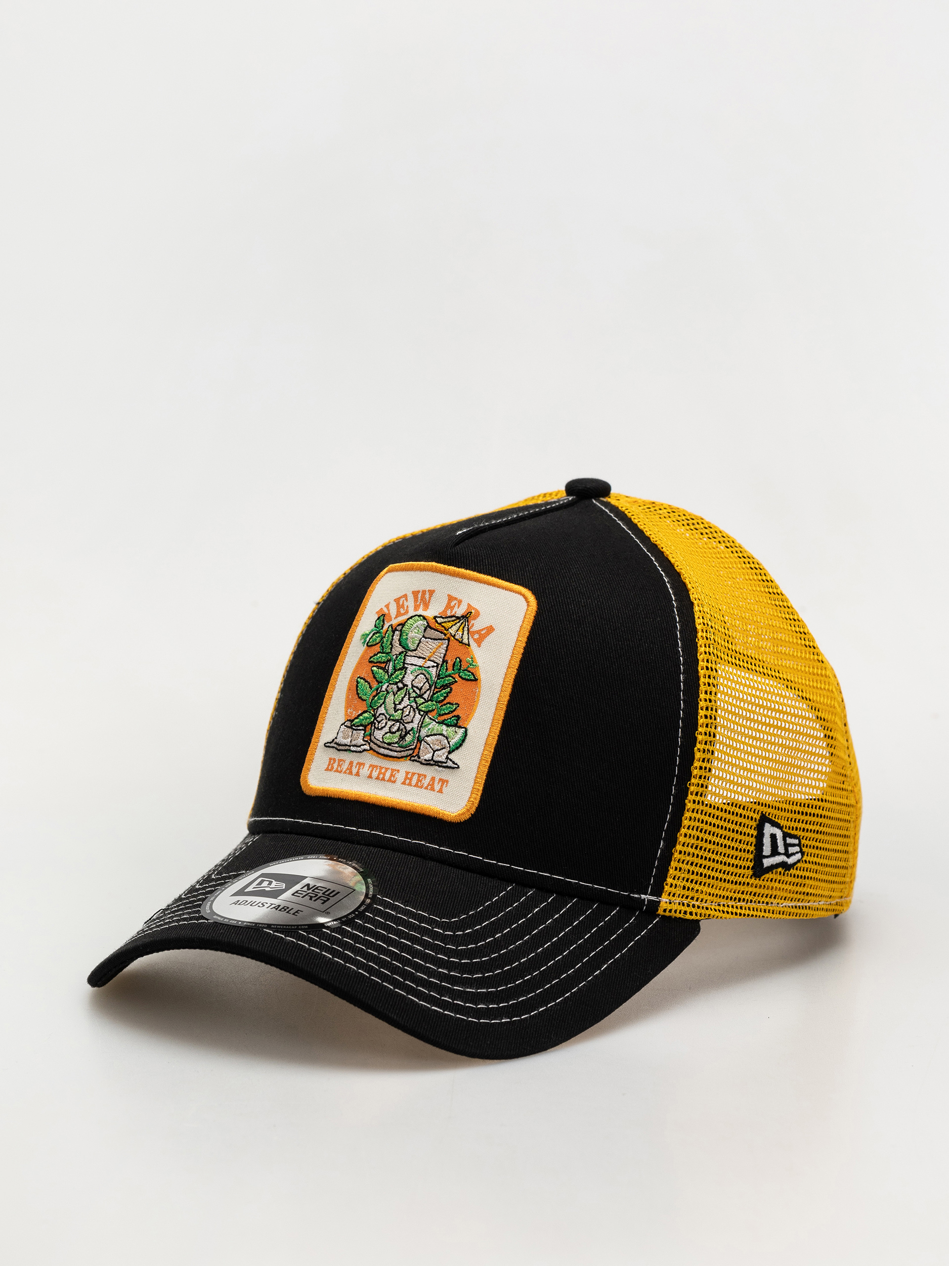 Baseball sapka New Era Summer Patch Trucker (black)