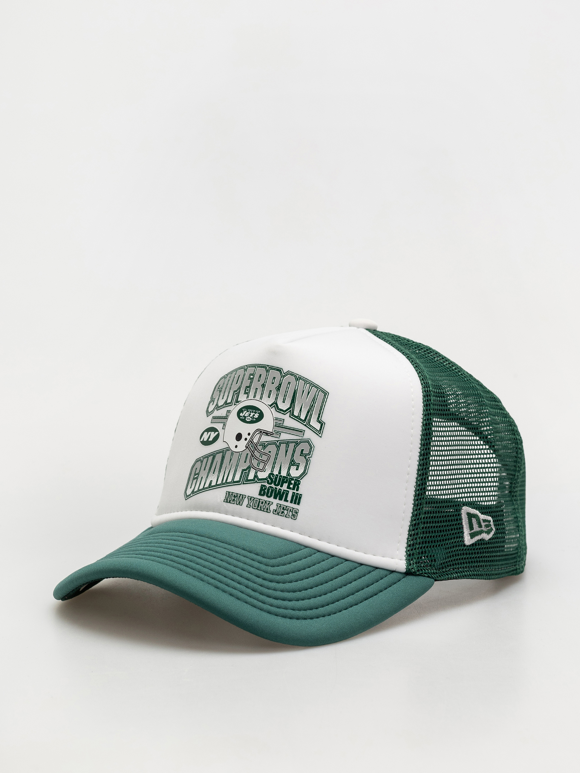 Baseball sapka New Era Superbowl Trucker Jets (green med)