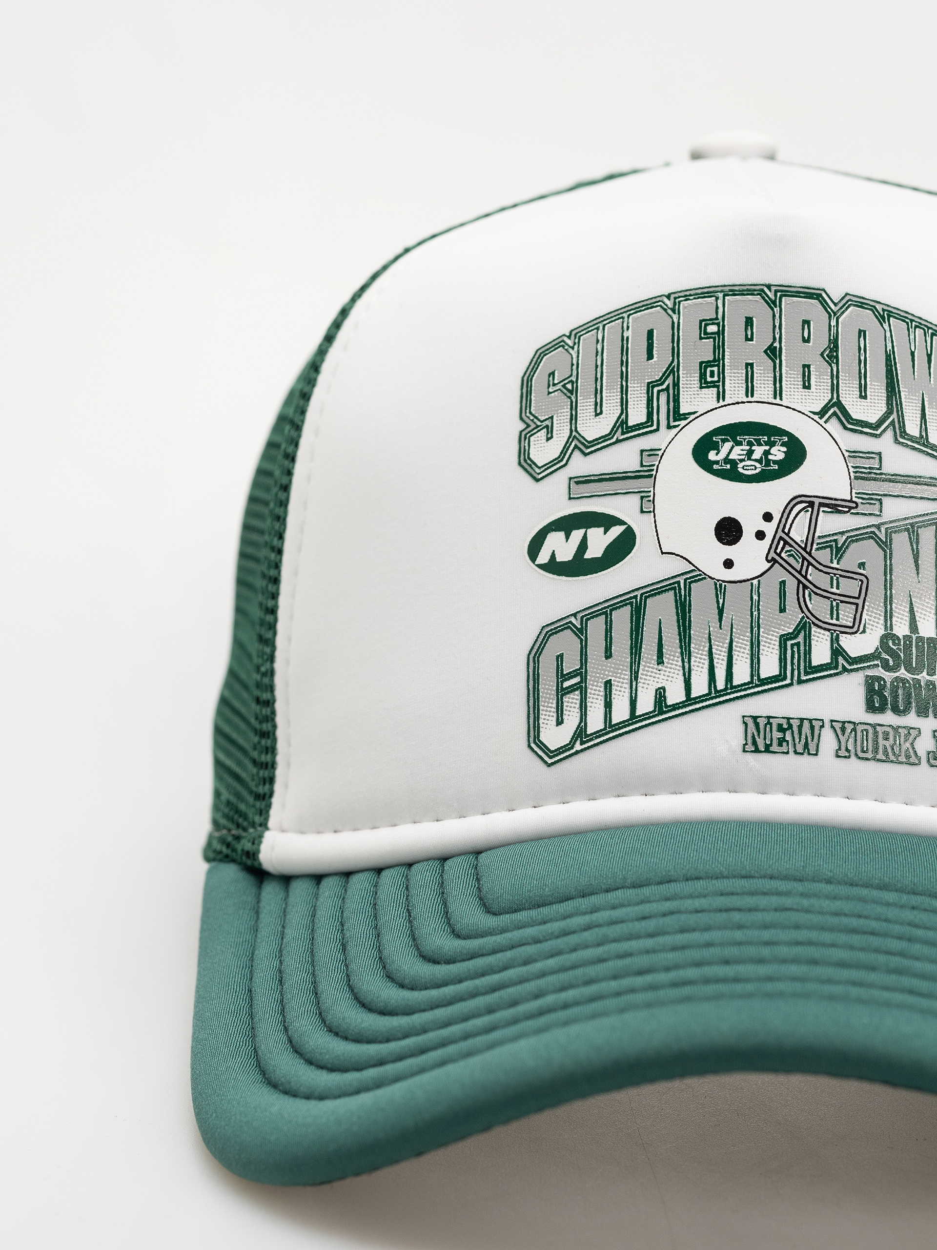 Baseball sapka New Era Superbowl Trucker Jets (green med)