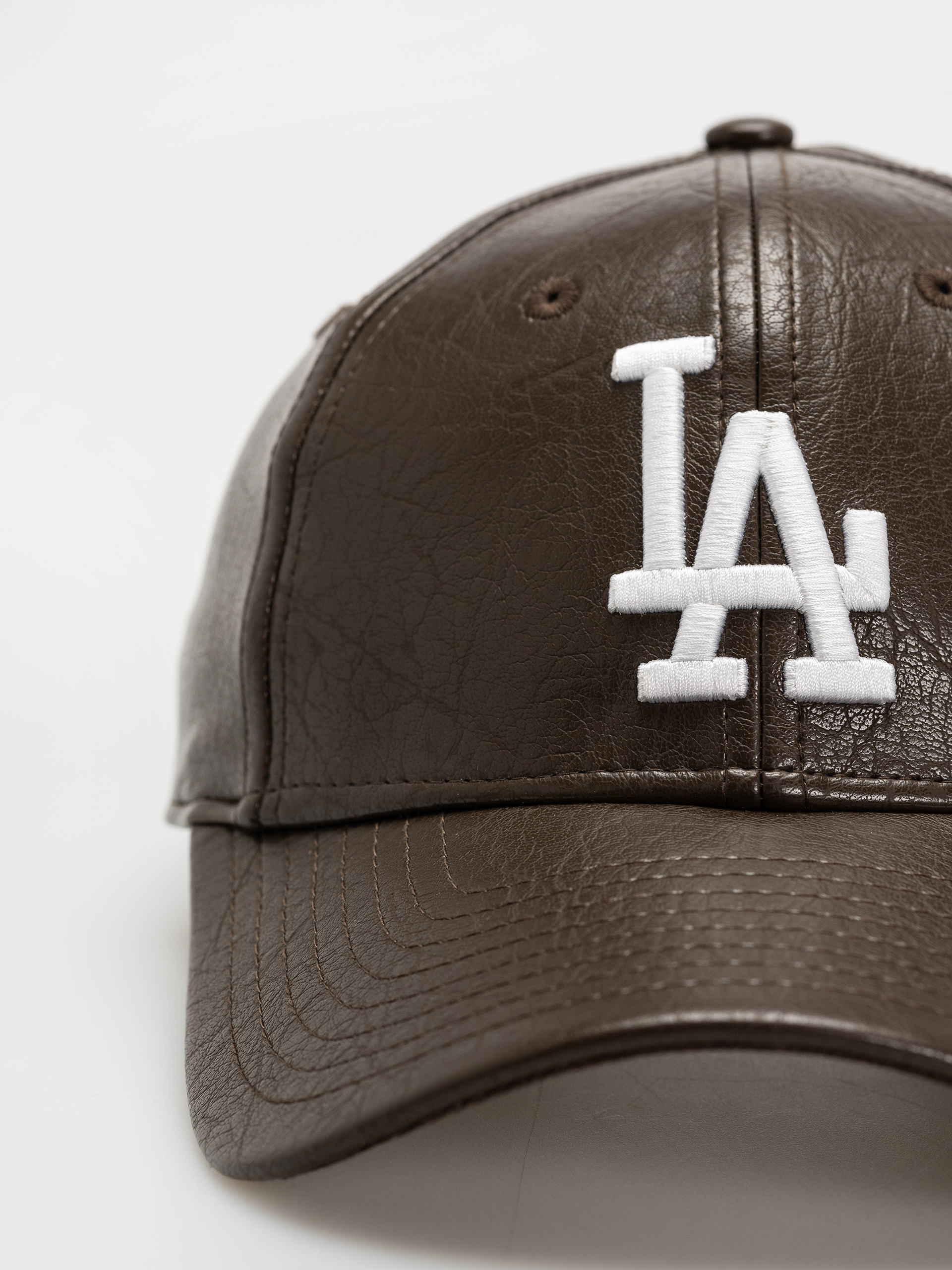 Baseball sapka New Era Crinkled Pu 9Forty La Dodgers Wmn (dark brown)