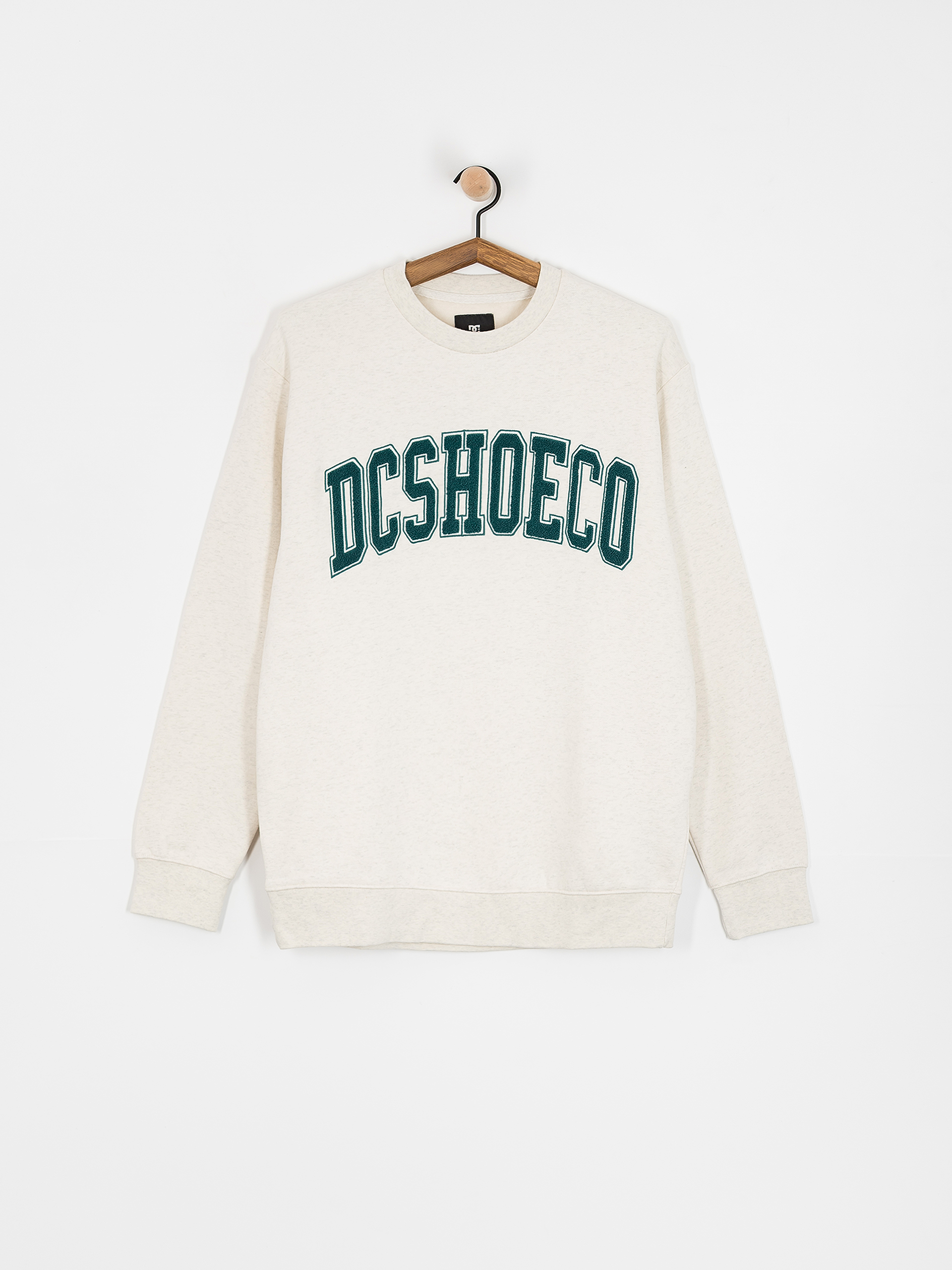 DC Varsity Crew Pulóver (snow heather)