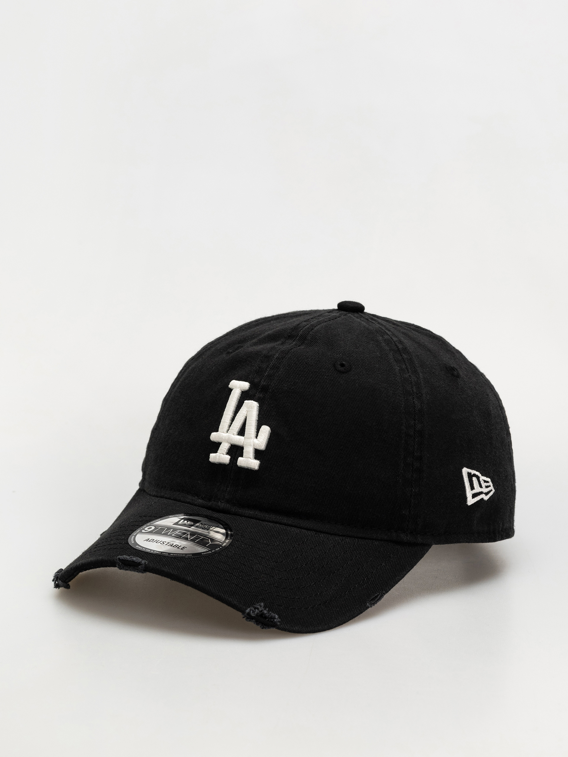 Baseball sapka New Era Distressed 9Twenty La Dodgers (black)