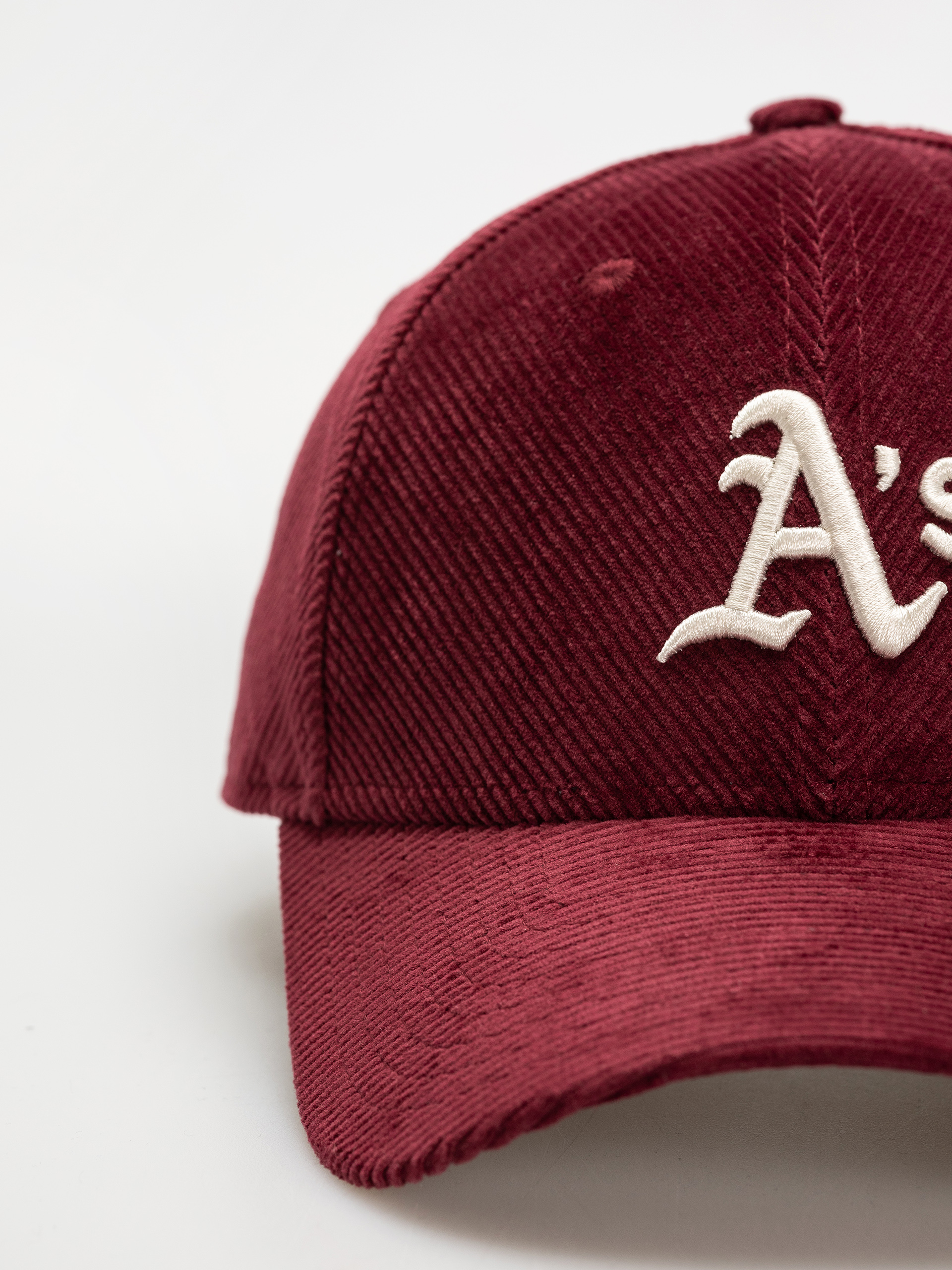 Baseball sapka New Era Cord 9Forty Athletics (dark red)