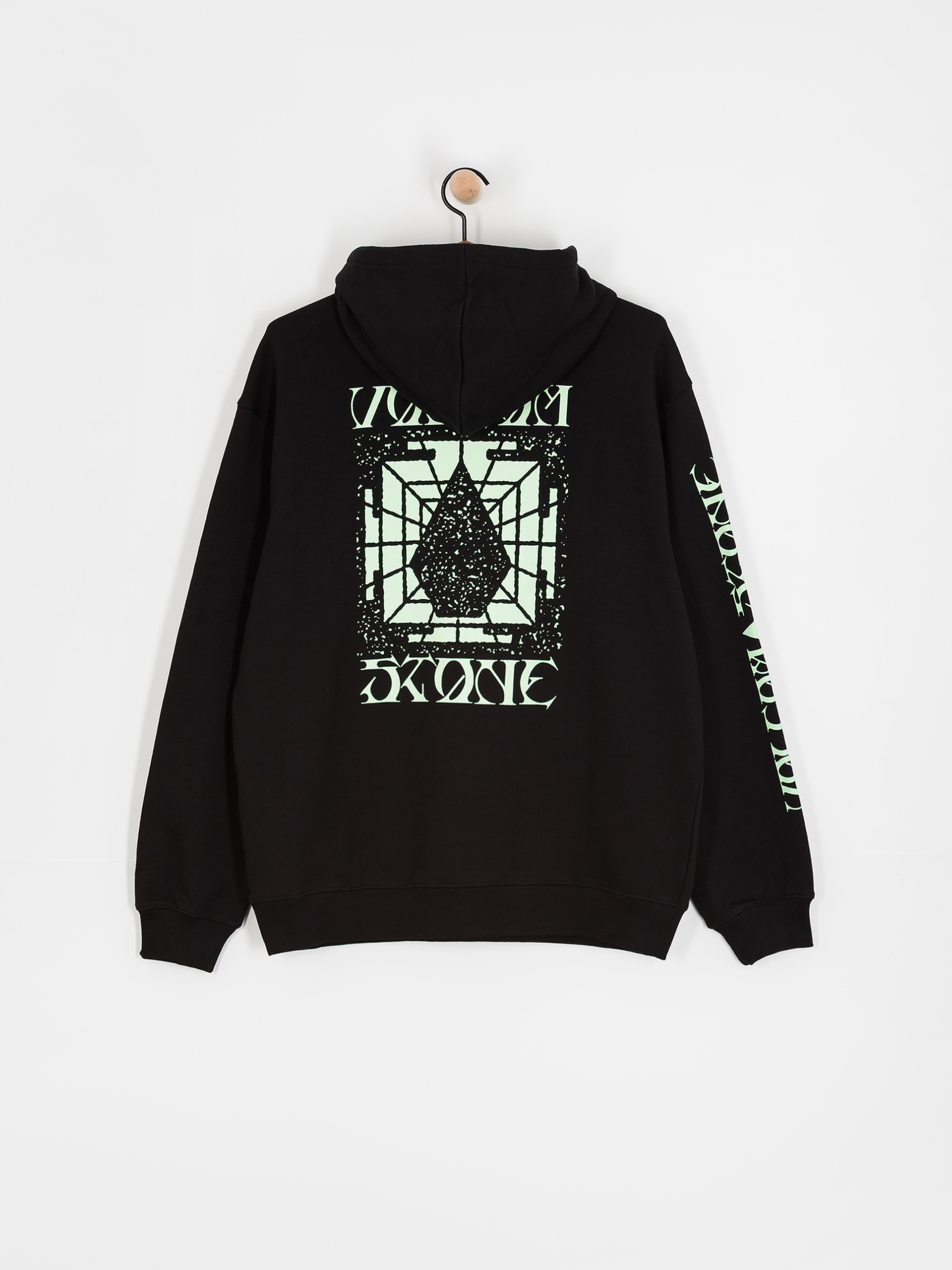 Kapucnis pulóver Volcom Handerry HD (black)