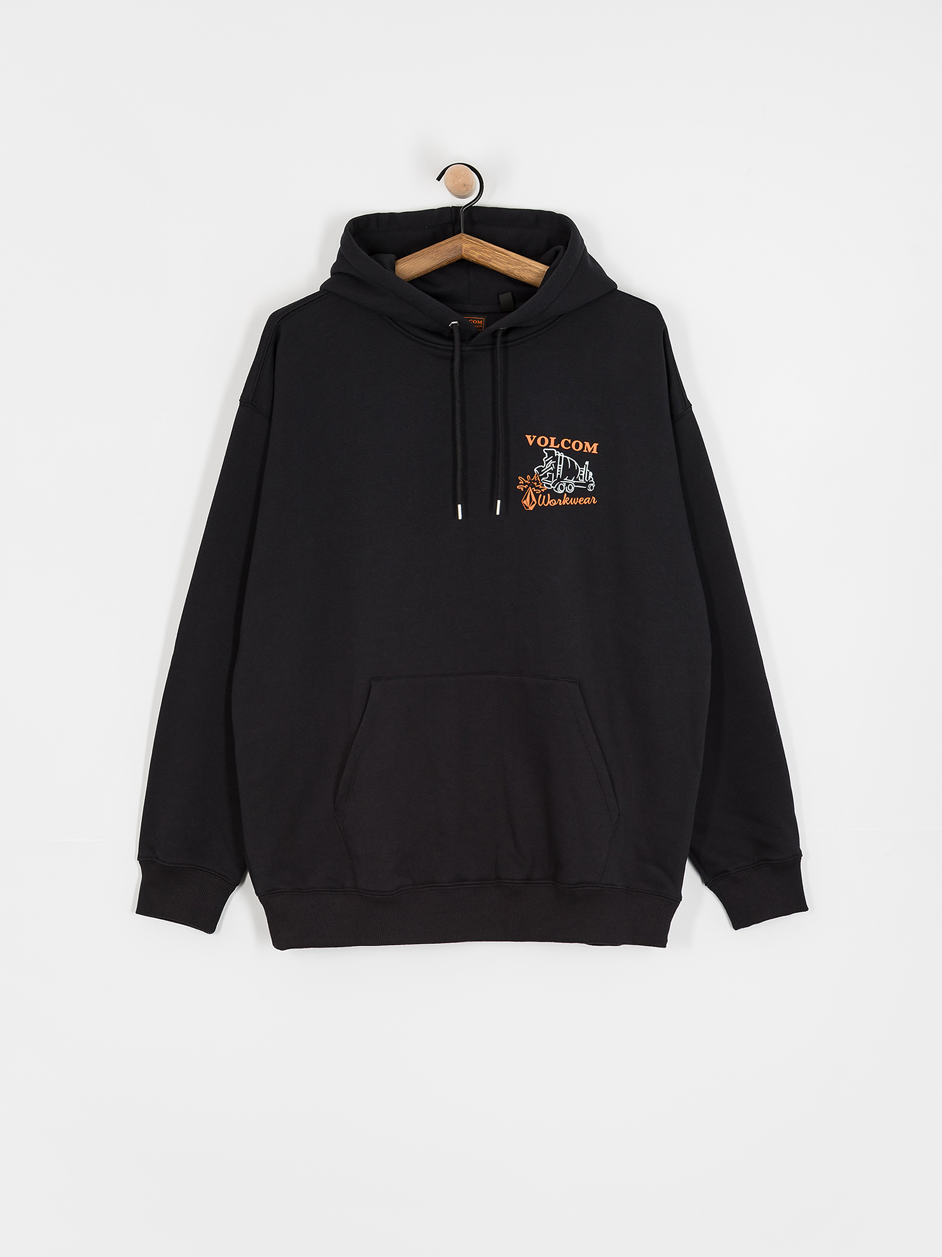 Kapucnis pulóver Volcom Pour Choices HD (black)