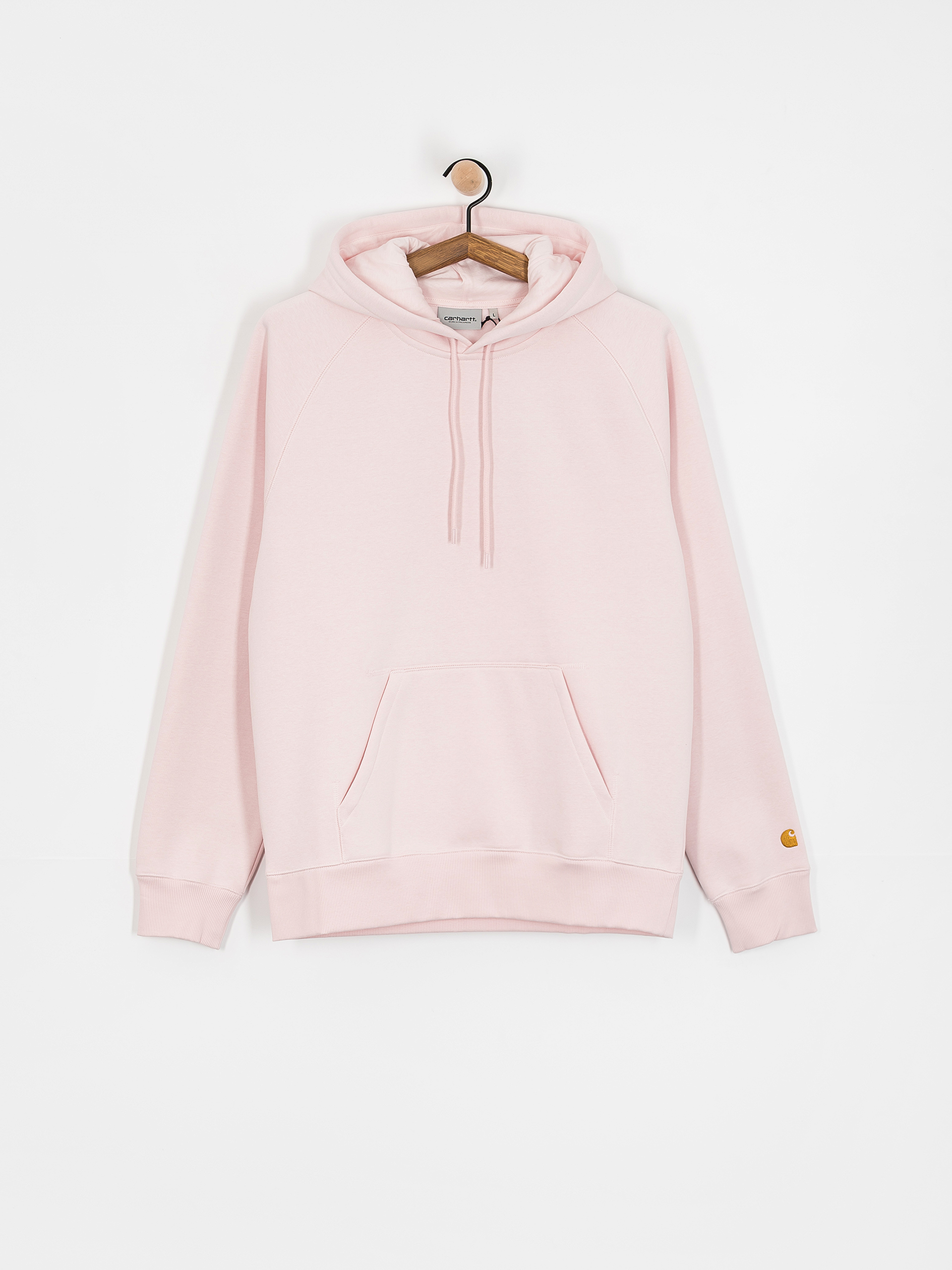 Kapucnis pulóver Carhartt WIP Chase HD (air pink/gold)