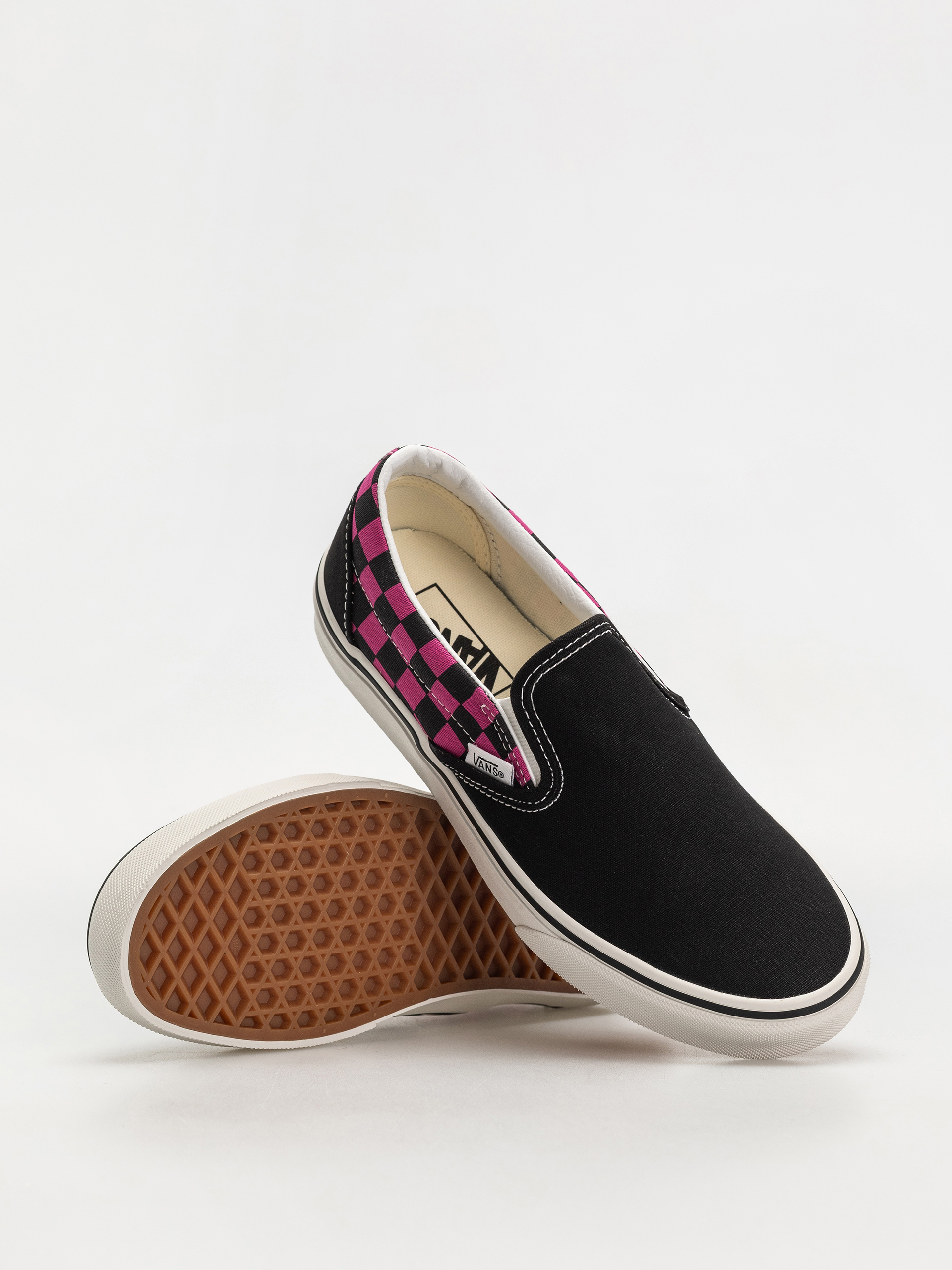 Vans Classic Slip On Cipők (pop check raspberry rose)