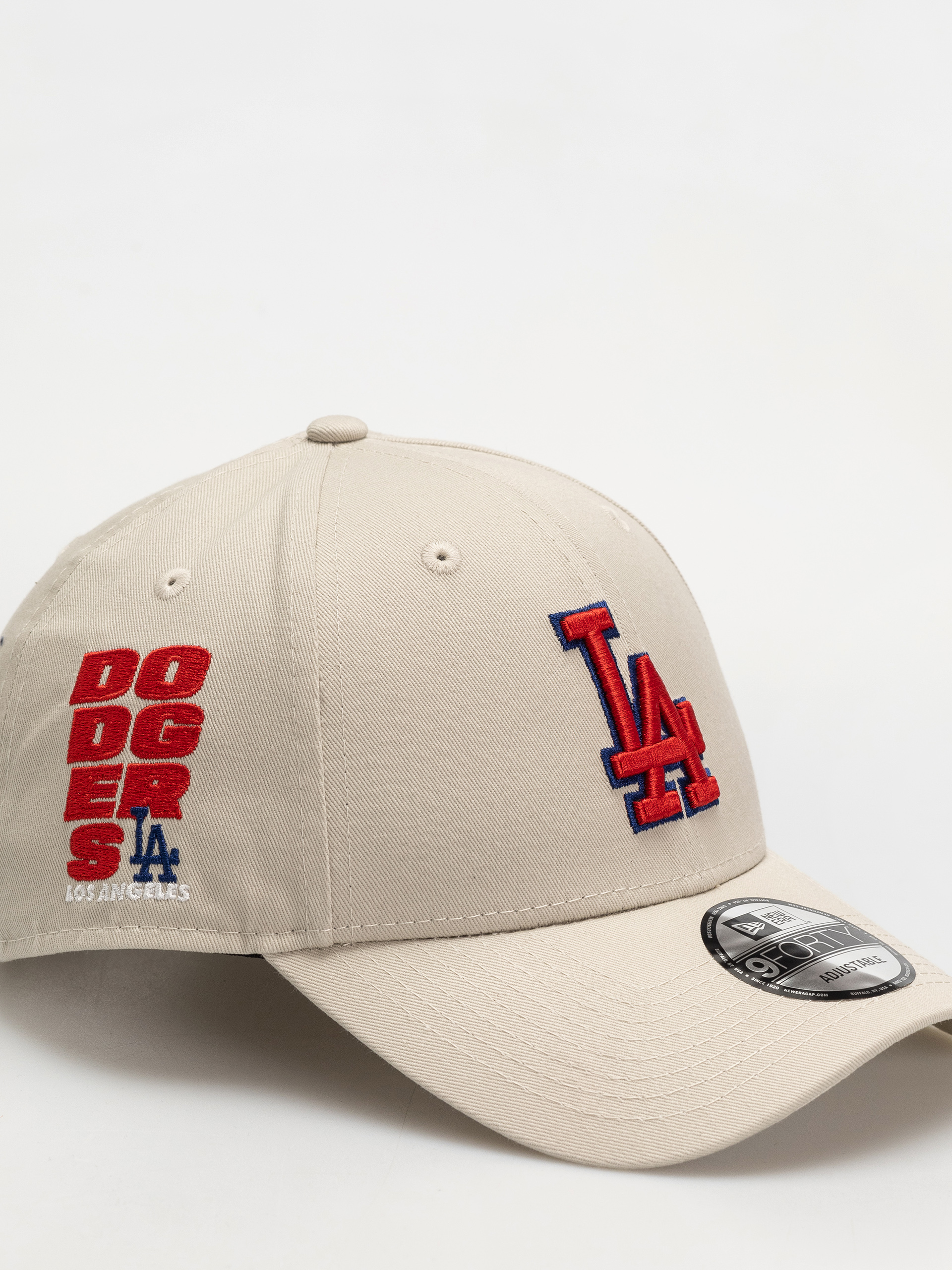 New Era Side Patch 9Forty La Dodgers Baseball sapka (light beige)
