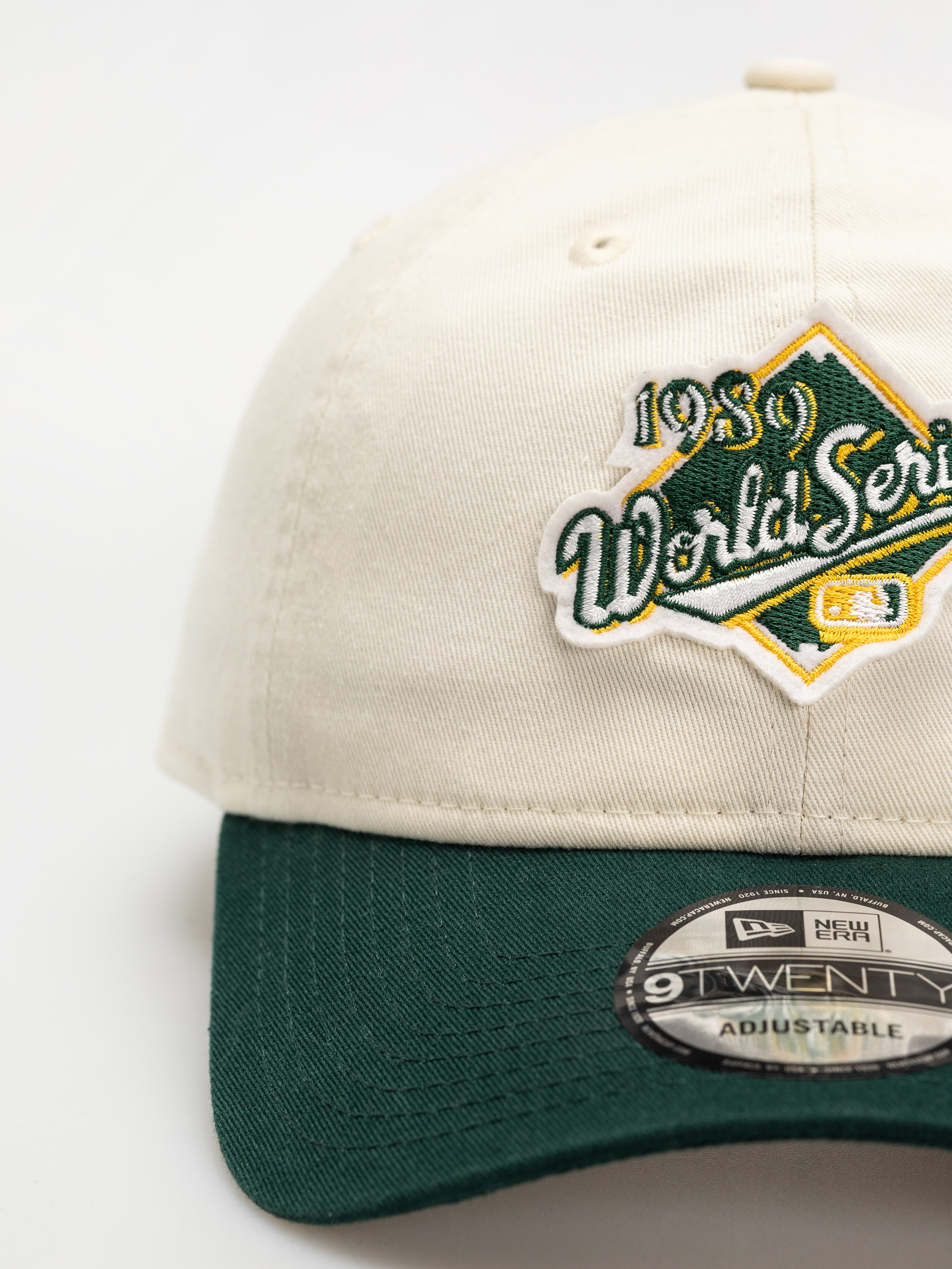 New Era Ws Patch 9Twenty Athletics Baseball sapka (white)