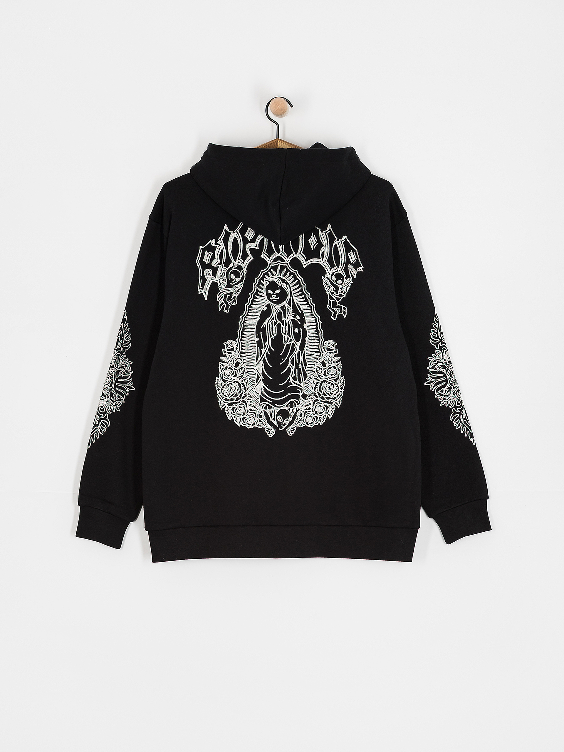 Kapucnis pulóver RipNDip Mother Nerm ZHD (black)