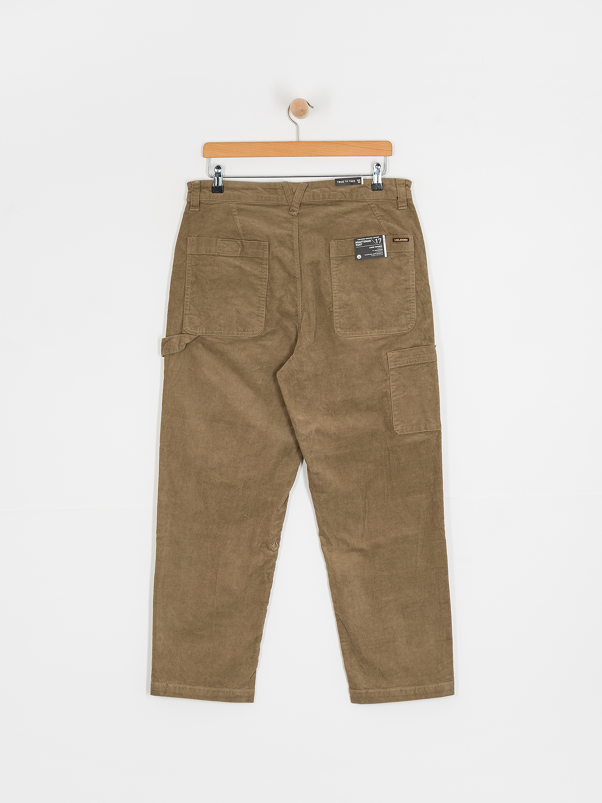 Kisnadrág Volcom Kraftsman Cord (khaki)