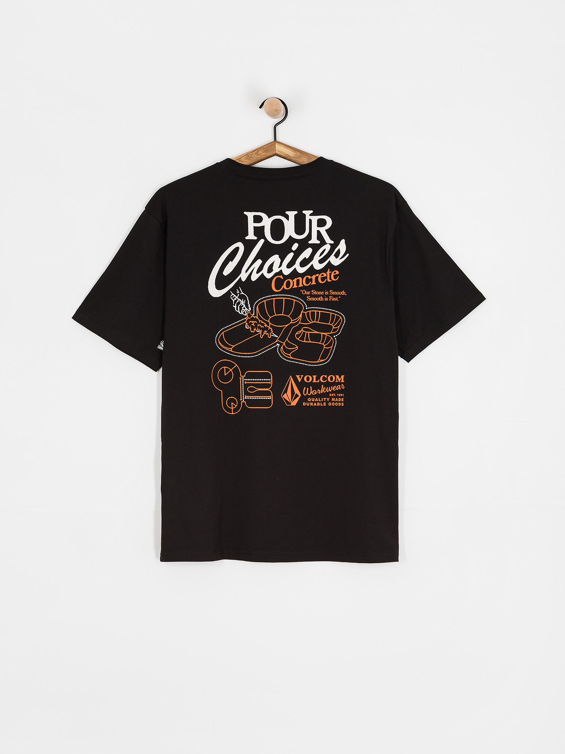 Póló Volcom Pour Choices Bsc (black)