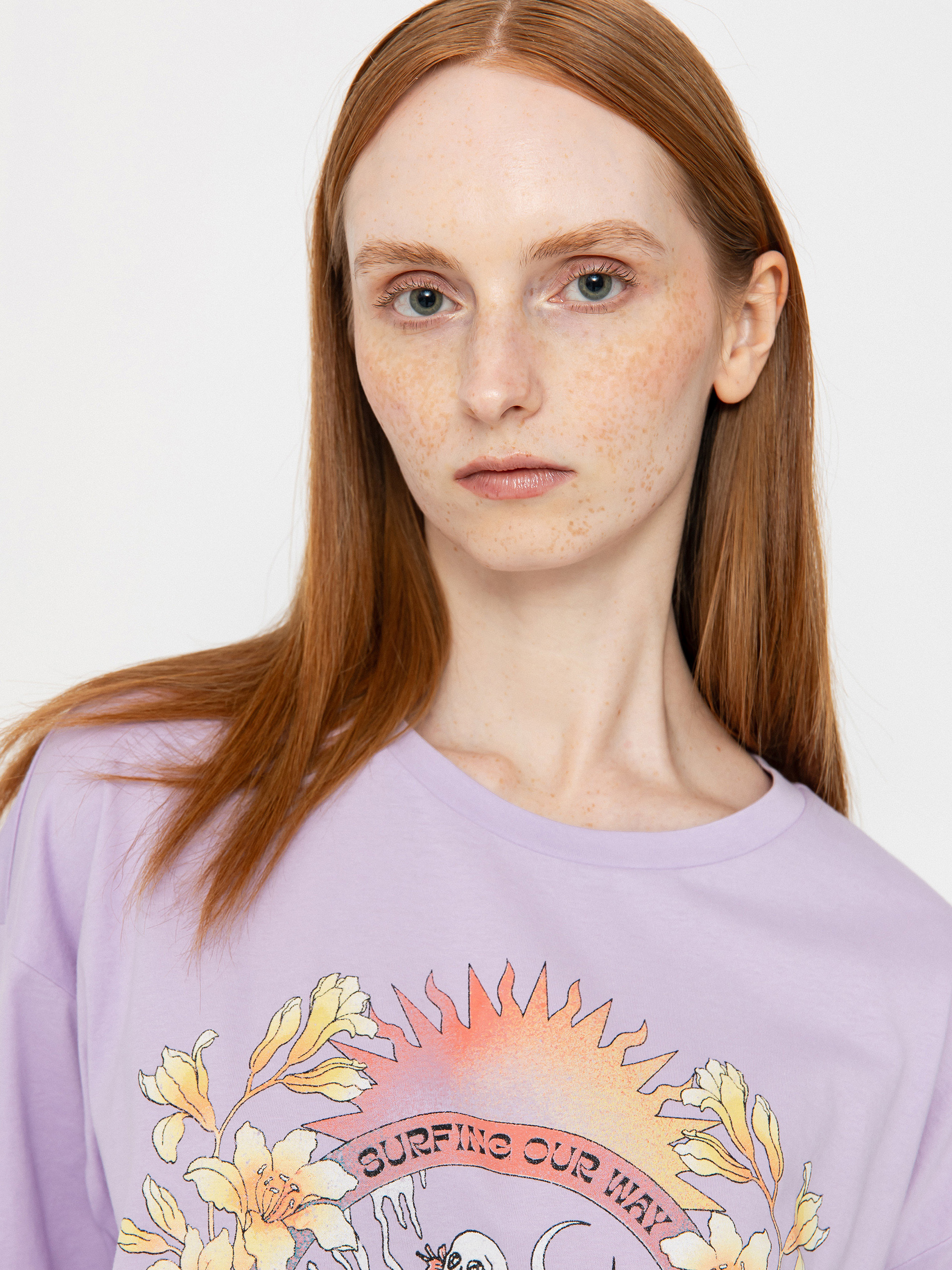 Billabong Goes Around Here Wmn Póló (peaceful lilac)