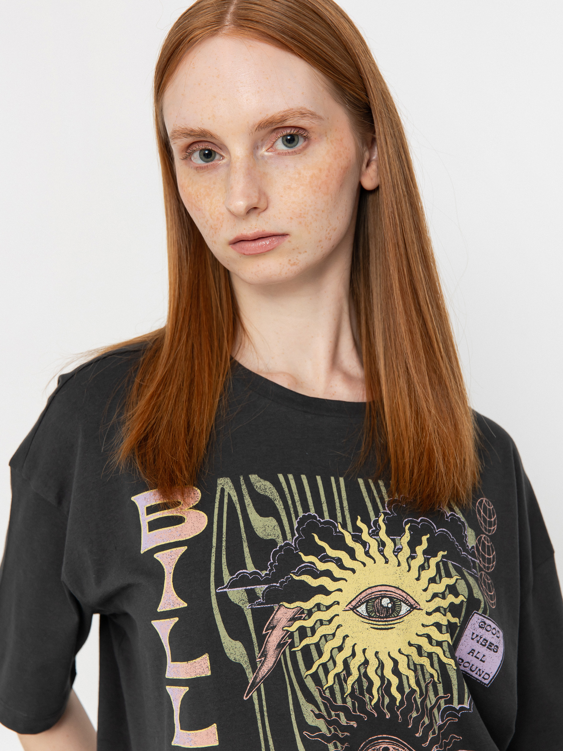 Billabong Swell Trip Wmn Póló (off black)