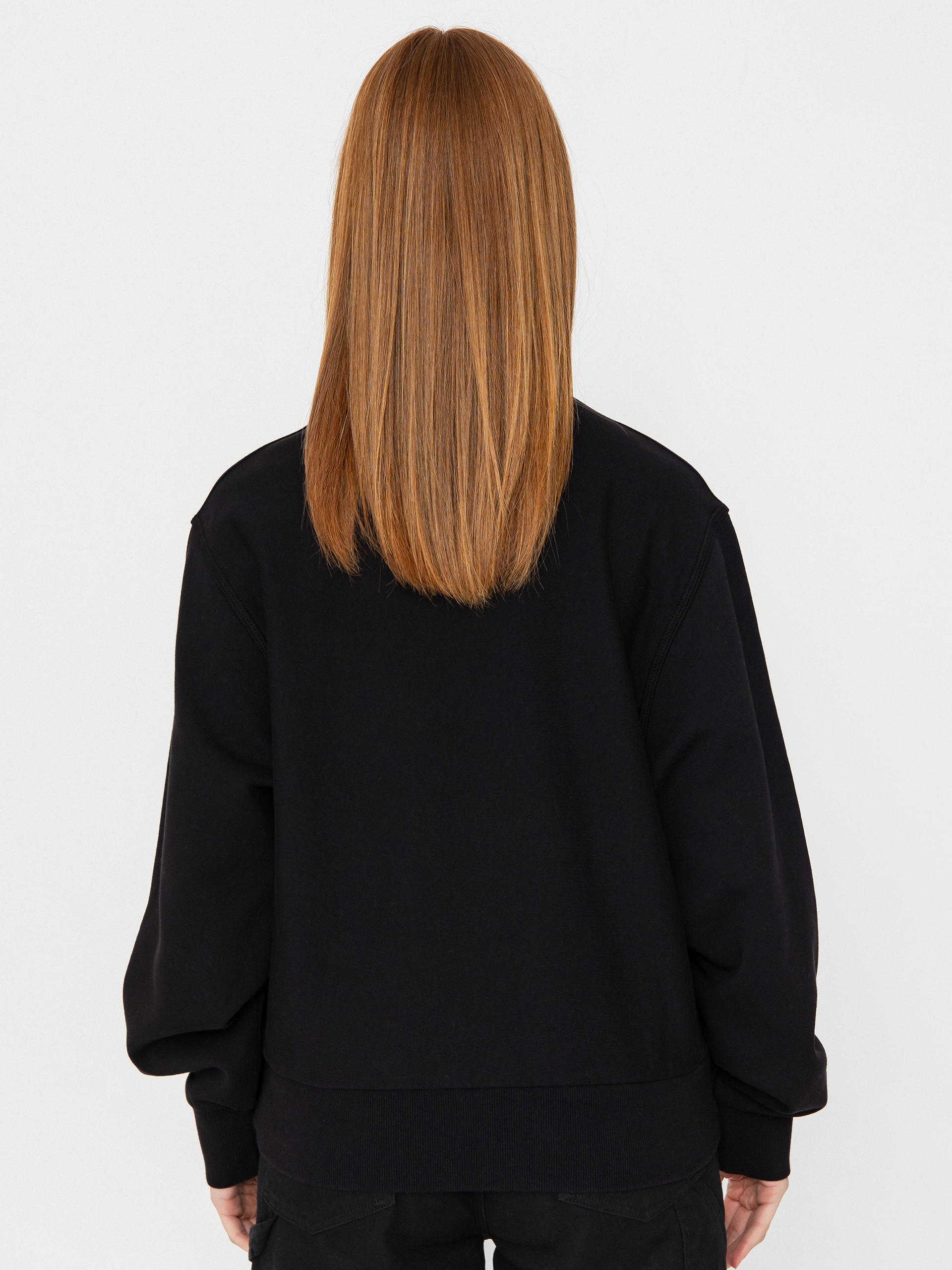 Carhartt WIP American Script Wmn Pulóver (black)