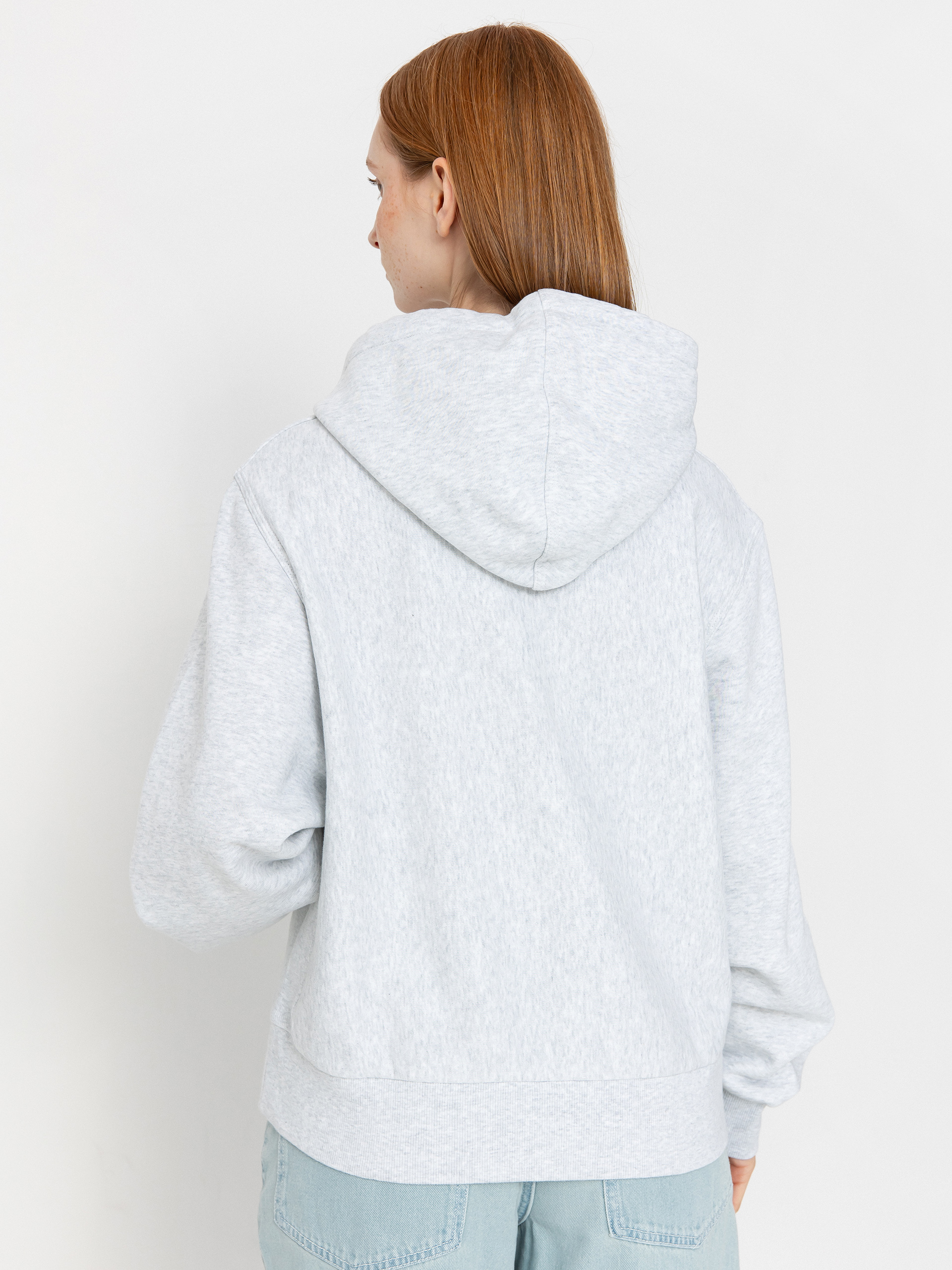 Carhartt WIP American Script HD Wmn Kapucnis pulóver (ash heather)